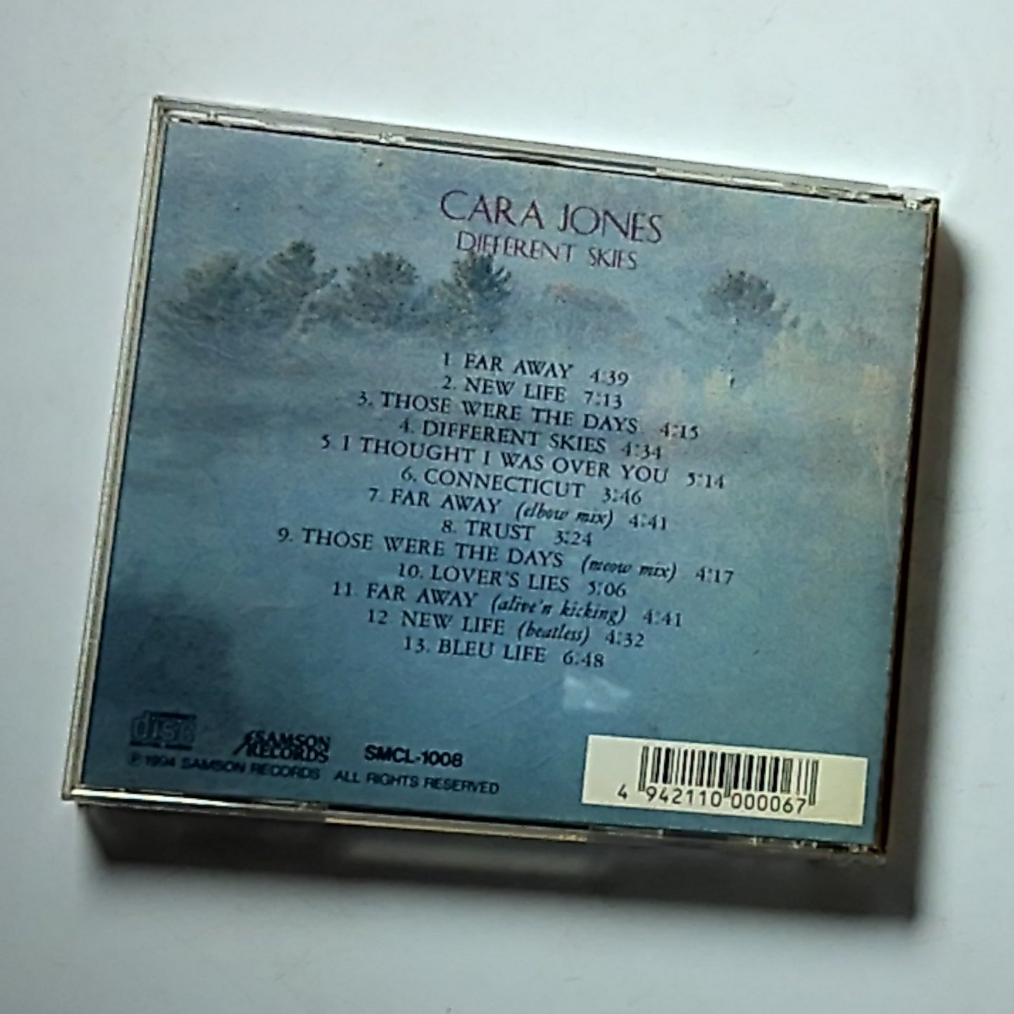 Cara Jones – Different Skies (CD, 1994) Japan *Signed* SMCL-1008