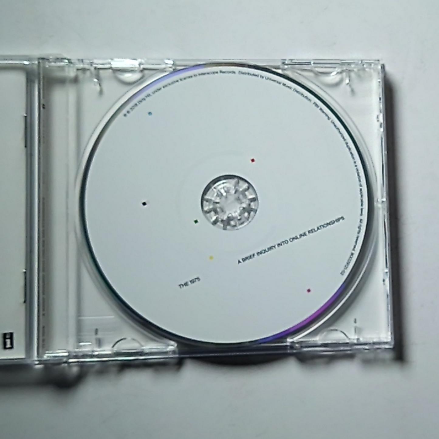 The 1975 – A Brief Inquiry Into Online Relationships (CD, 2018) US B0029121-02
