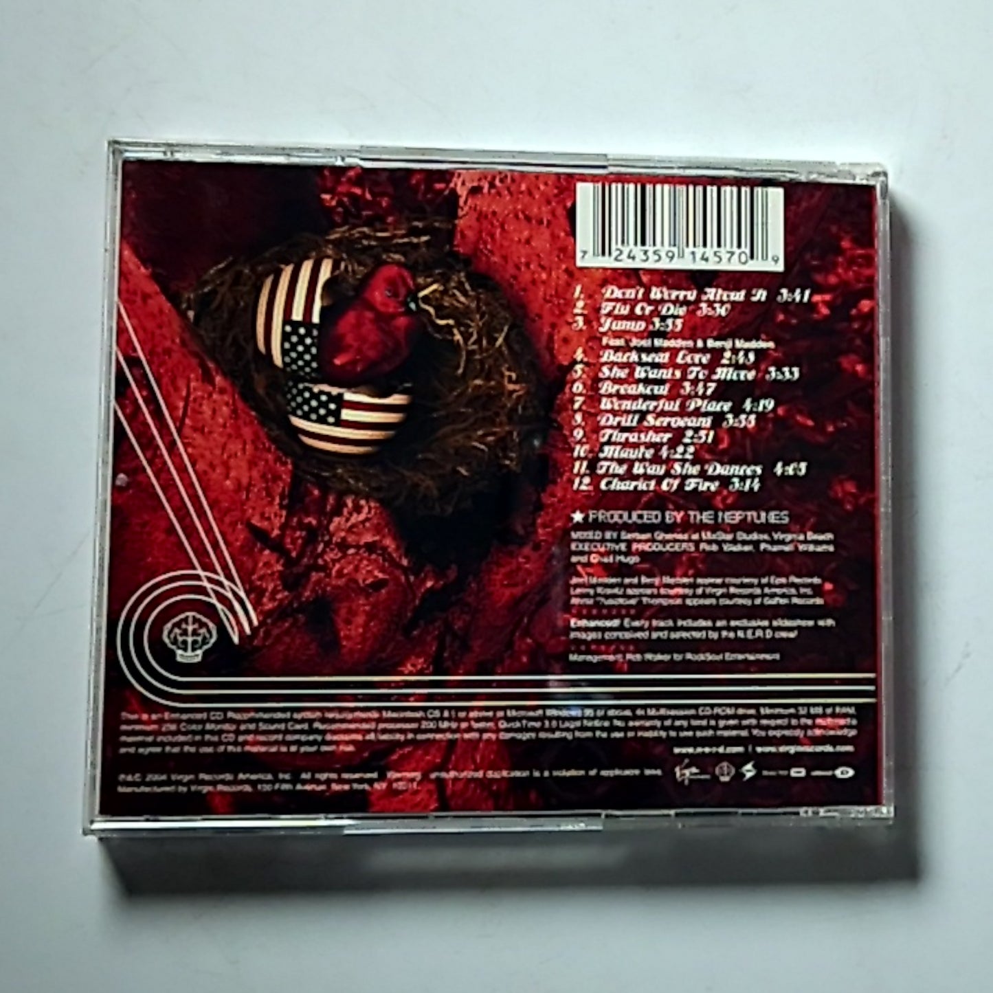 N*E*R*D – Fly Or Die (CD, 2004) US 7243 5 91457 0 9