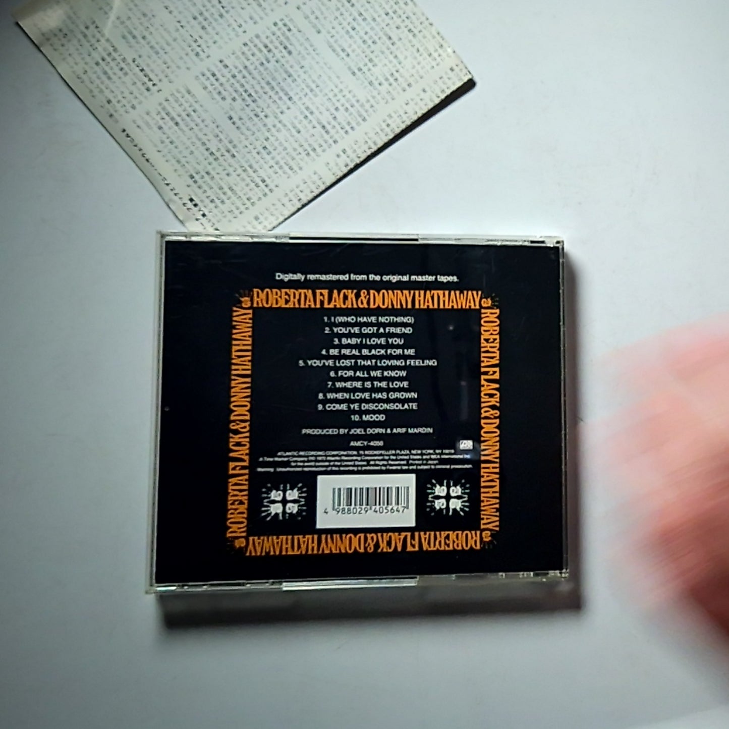 Roberta Flack & Donny Hathaway (CD, 1996) Japan AMCY-4056