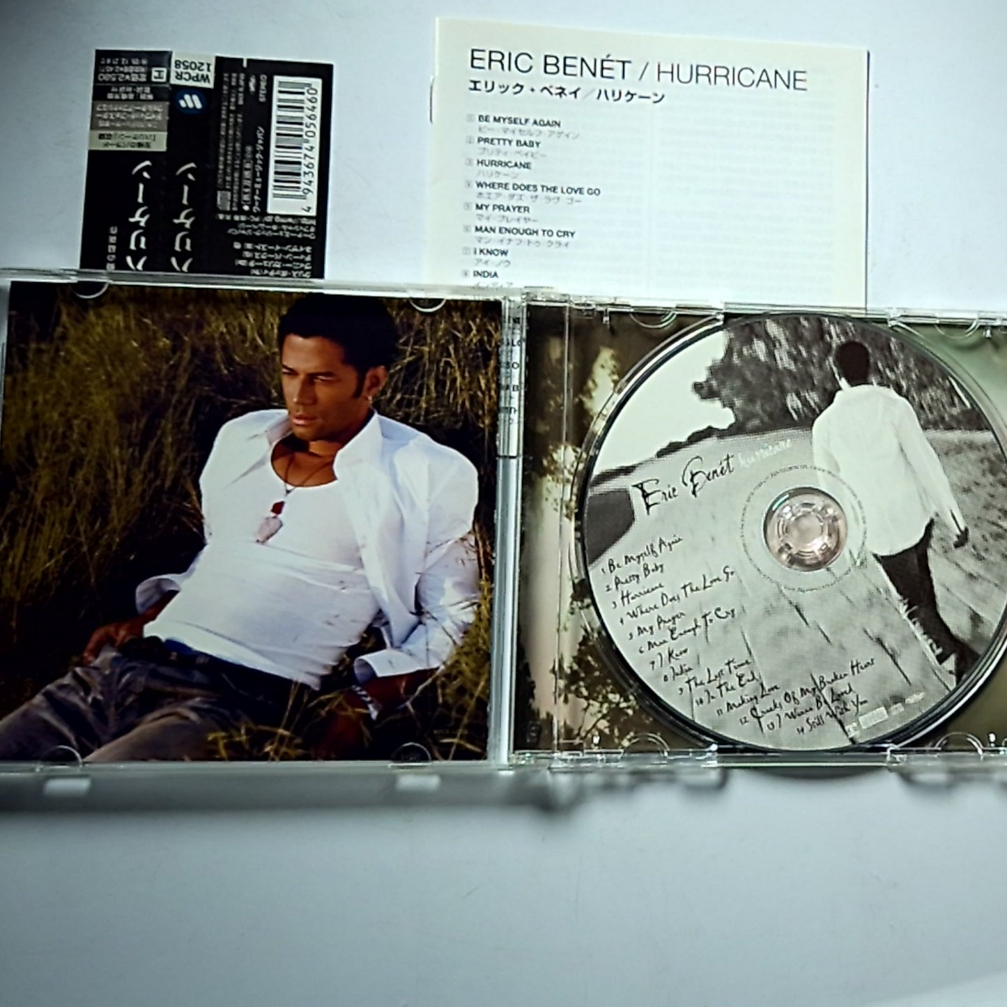 Eric Benét – Hurricane (CD, 2005) Japan Obi WPCR-12058