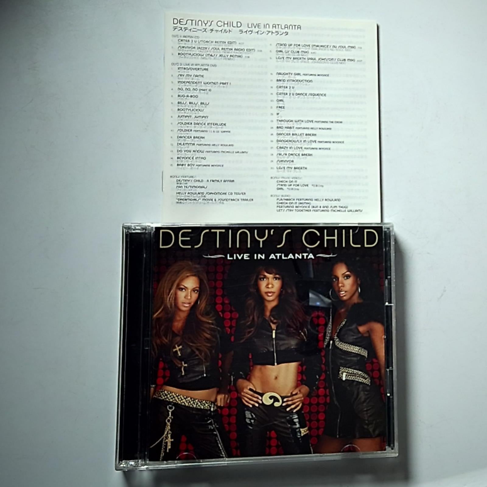 Destiny's Child – Live In Atlanta (CD + DVD, 2006) Japan SICP 1057~8 ...