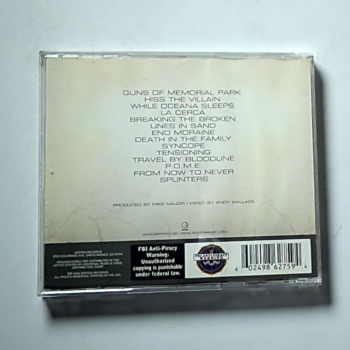 Sparta – Porcelain (CD, 2004) US B0002818-02