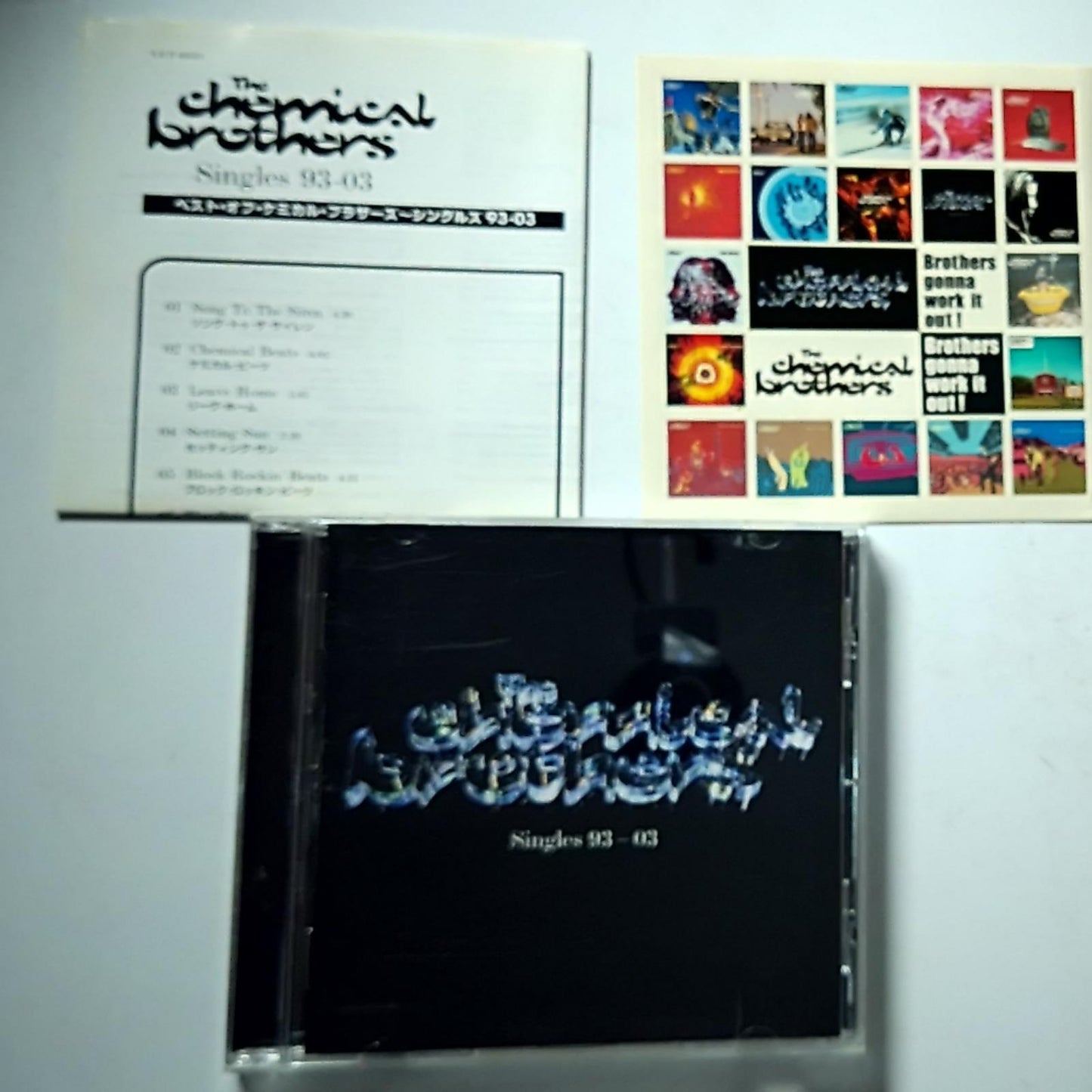 The Chemical Brothers – Singles 93-03 (CD, 2003) Japan Sticker VJCP-68561