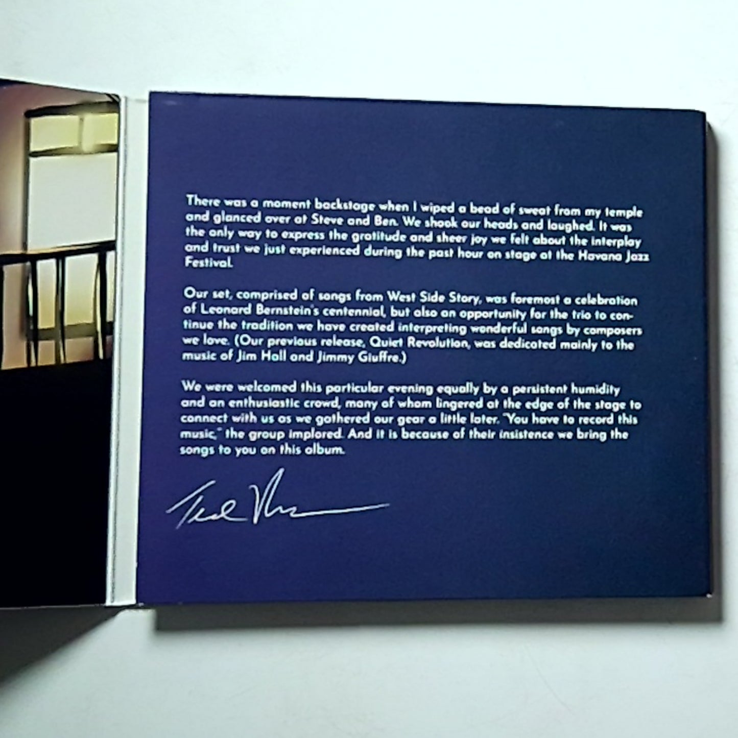 Ted Nash, Steve Cardenas – Somewhere Else: West Side Story Songs (CD, 2019)