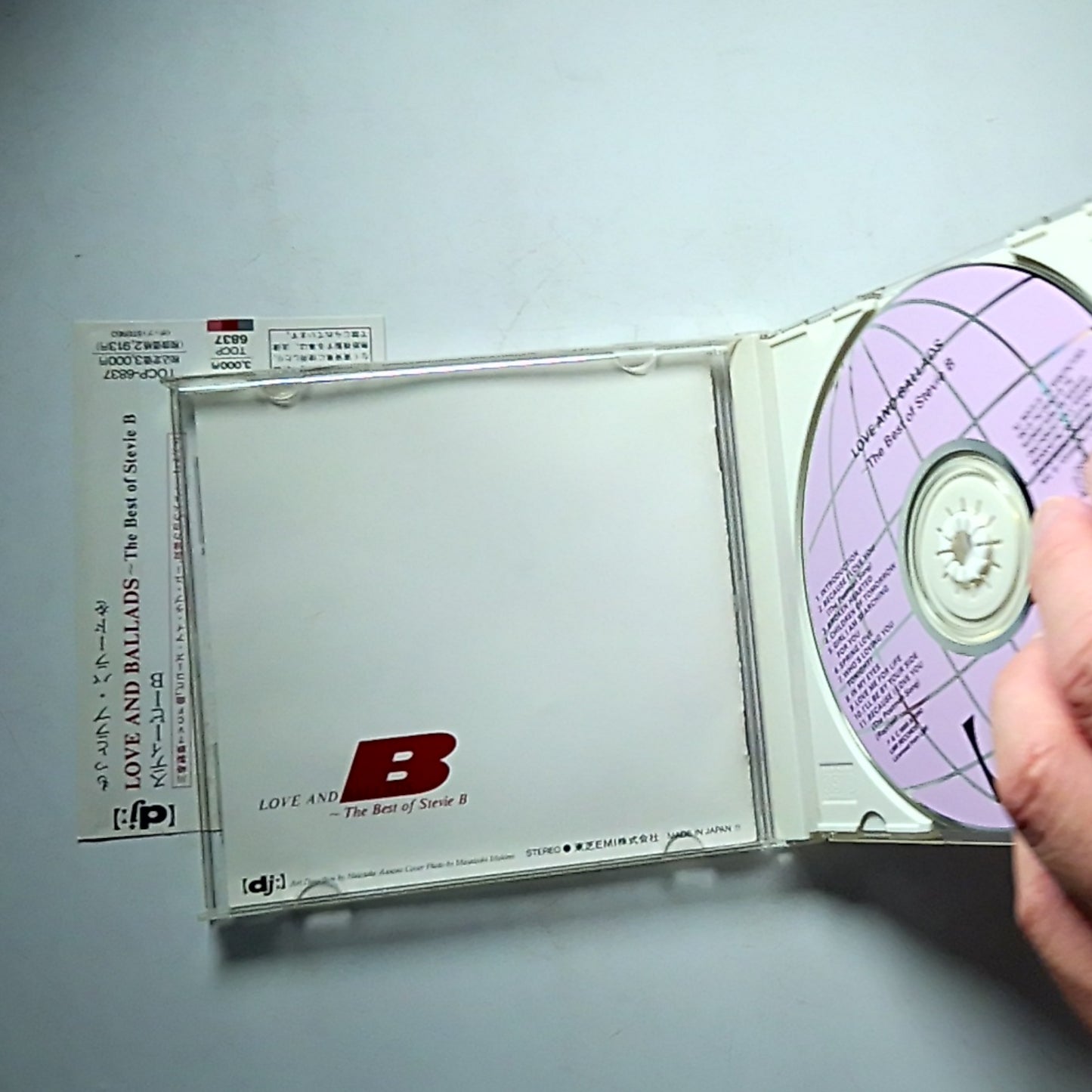 Stevie B – Love and Ballads ~ The Best Of Stevie B (CD 1991) Japan obi TOCP-6837