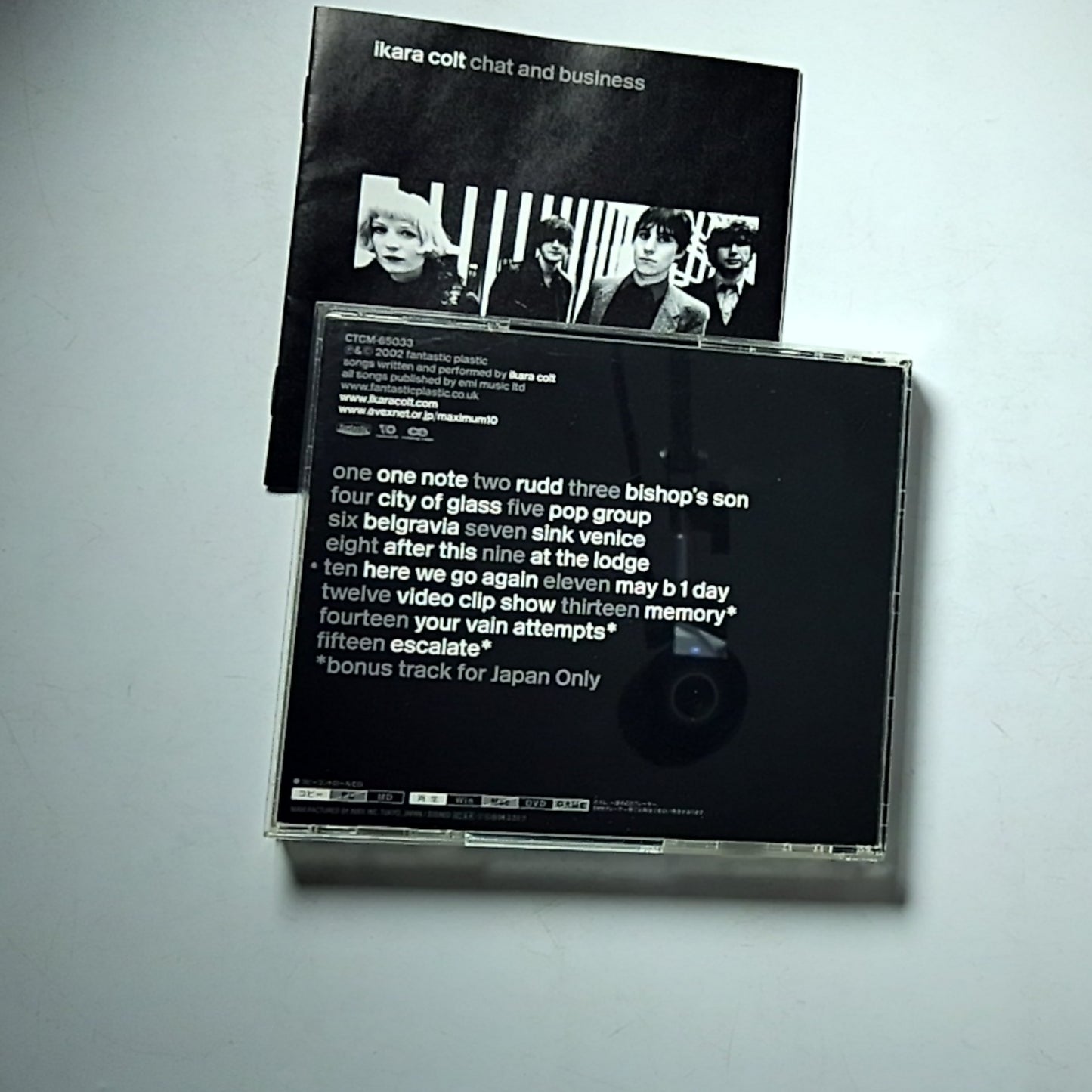 Ikara Colt – Chat And Business (CD, 2002) Japan CTCM-65033