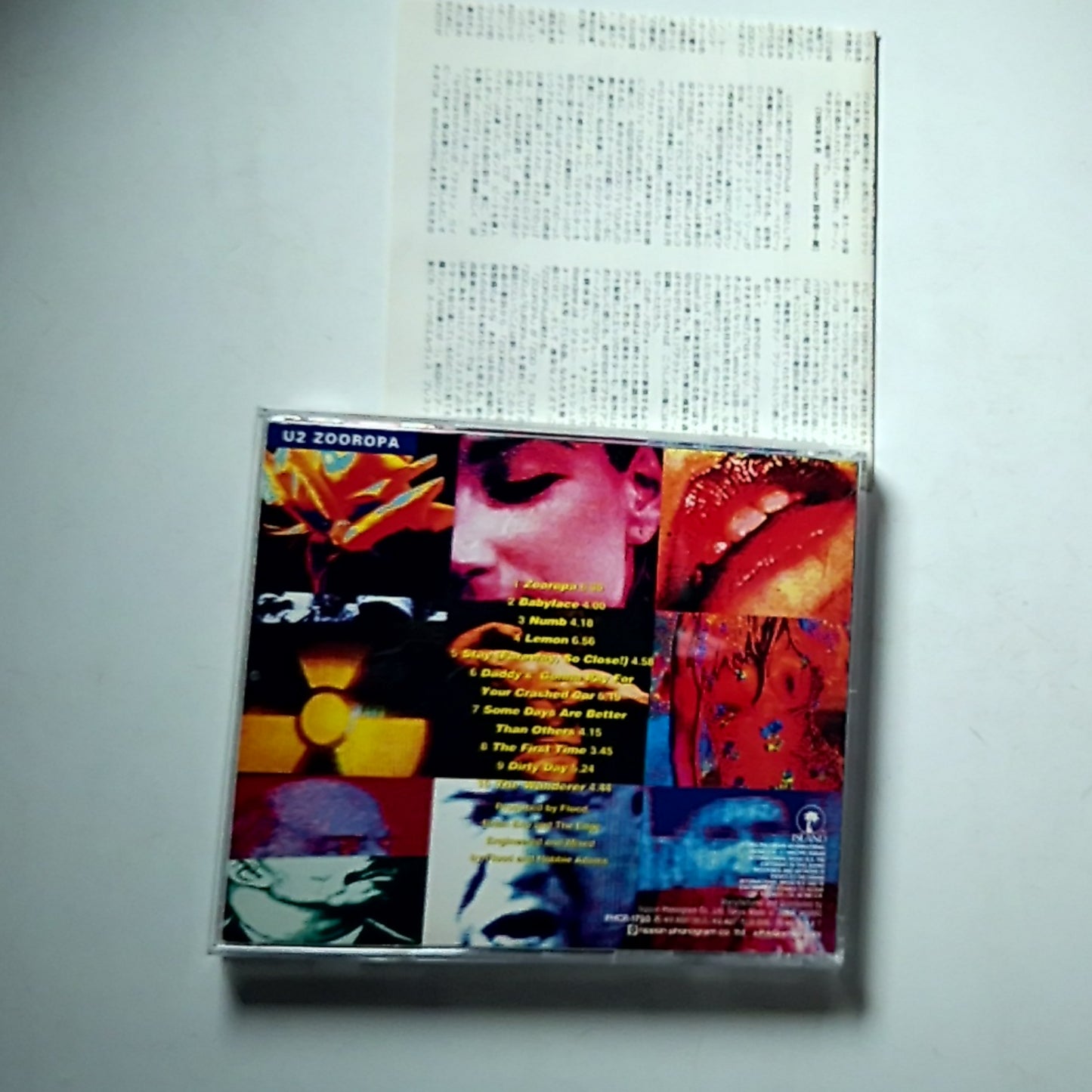 U2 – Zooropa (CD, 1993) Japan PHCR-1750