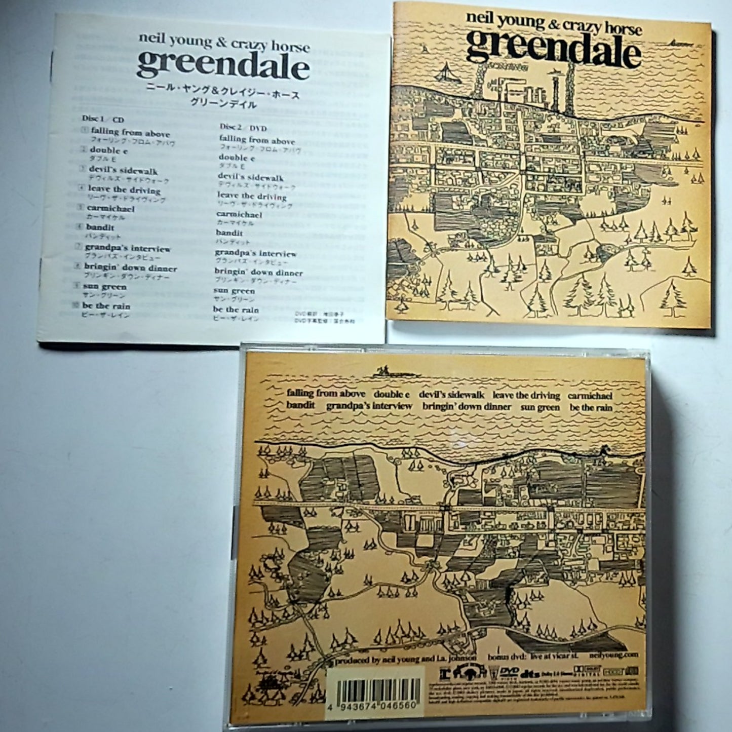 Neil Young, Crazy Horse – Greendale (CD + DVD, 2003) Japan WPZR-30019/20