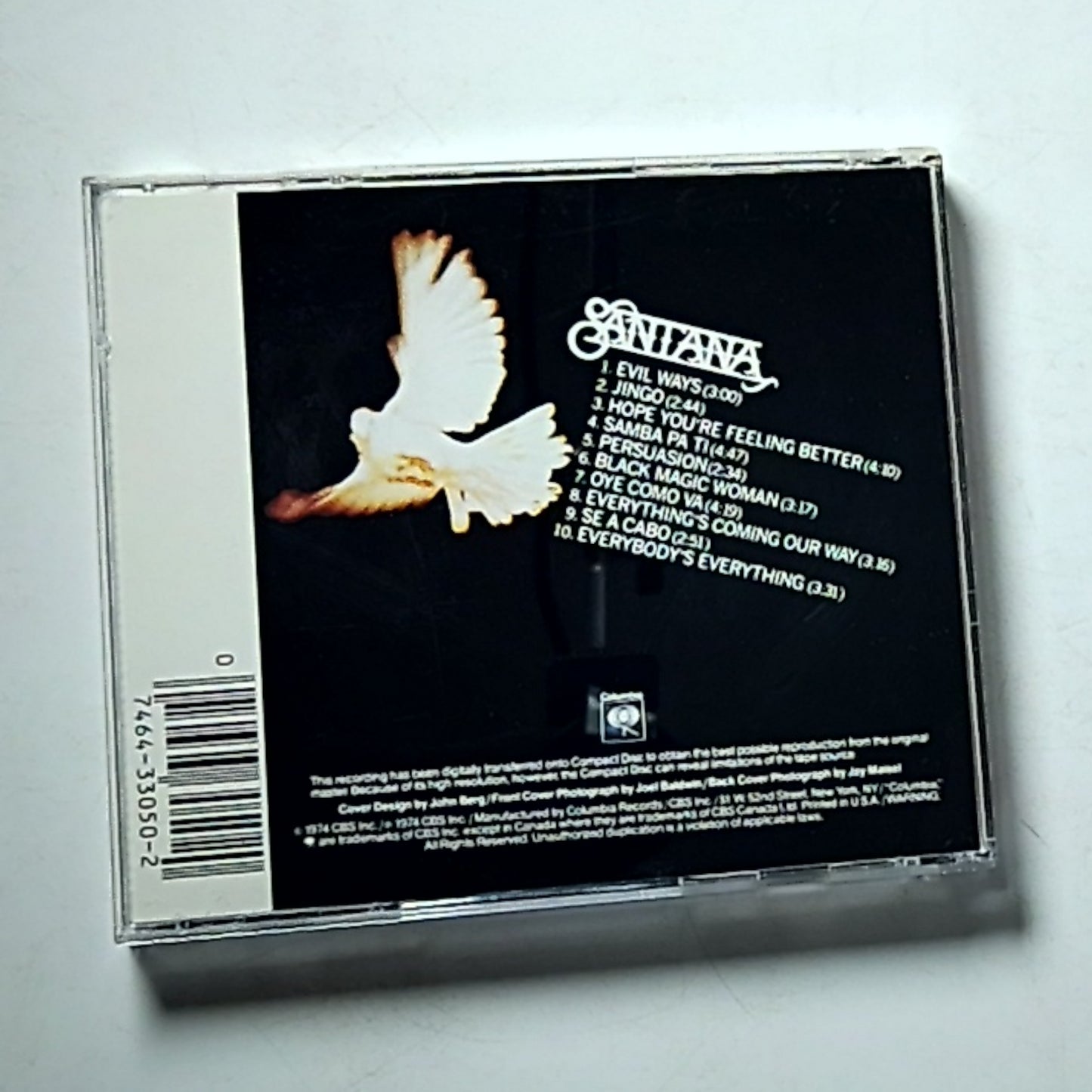 Santana – Santana's Greatest Hits (CD, 1993) US CK 33050