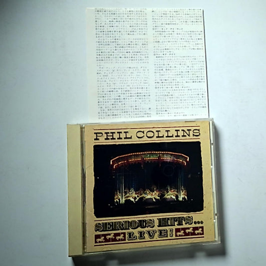 Phil Collins – Serious Hits...Live! (CD, 1990) Japan WMC5-220