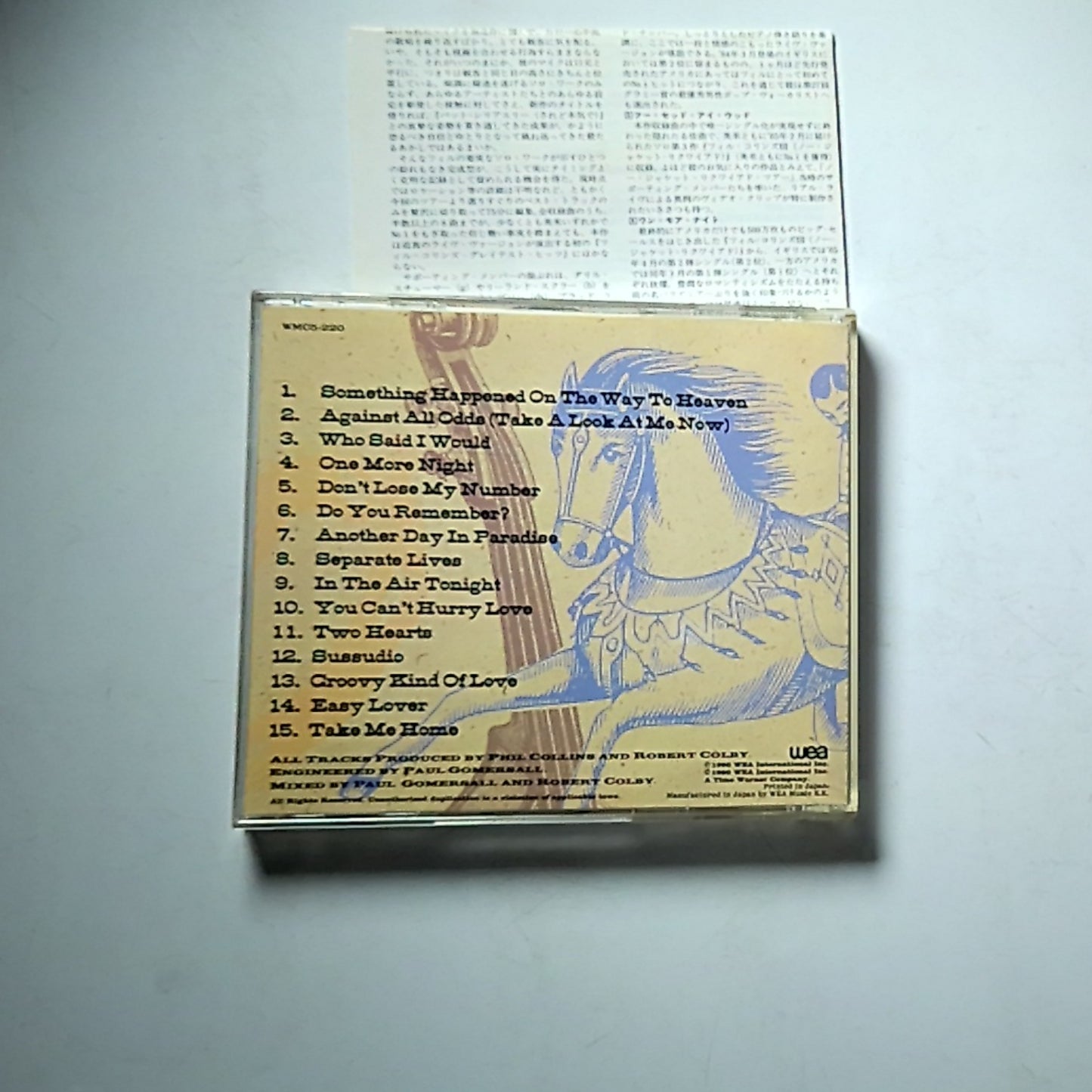 Phil Collins – Serious Hits...Live! (CD, 1990) Japan WMC5-220