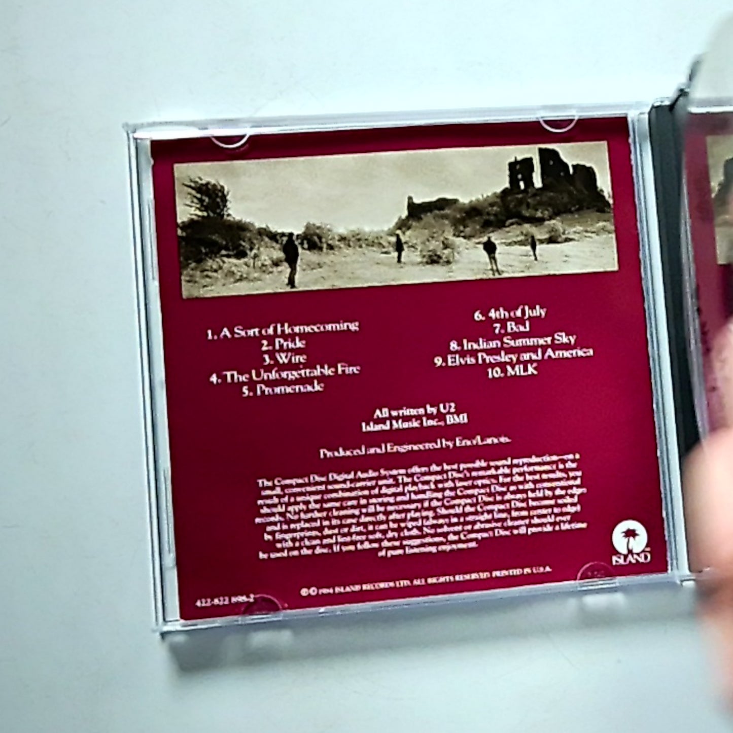 U2 – The Unforgettable Fire (CD, 1990) US 422-822 898-2