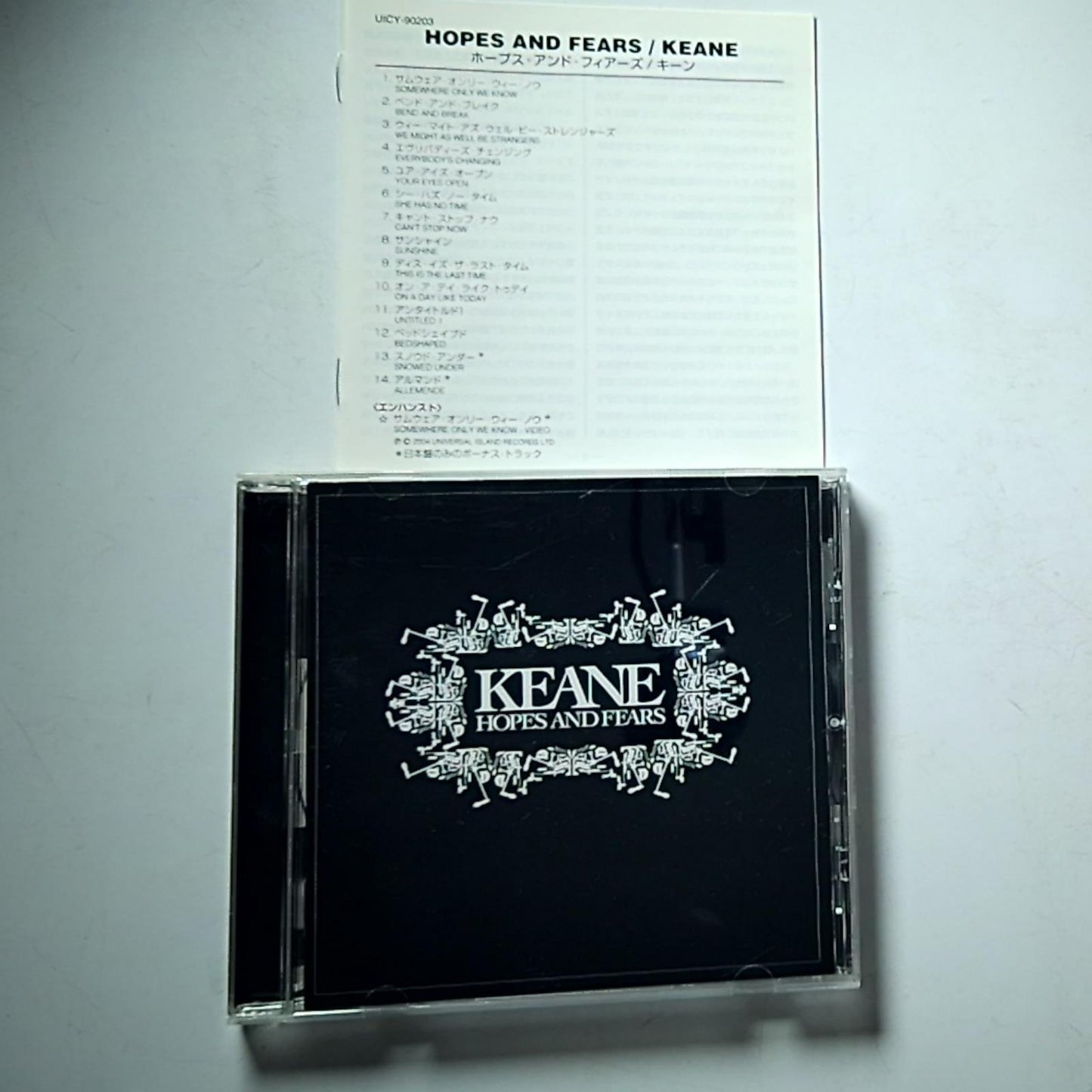 Keane – Hopes And Fears (CD, 2006) Japan UICY-90203