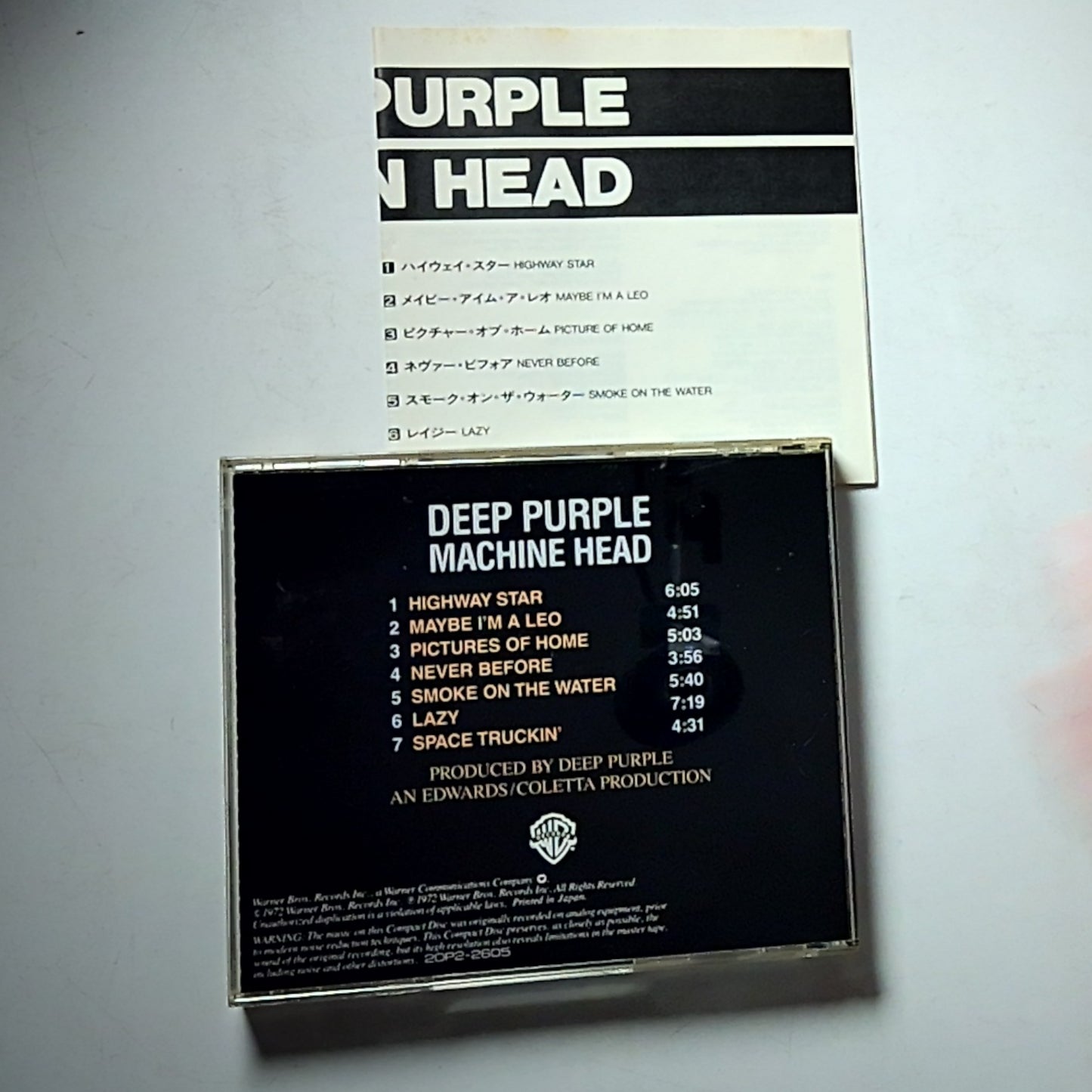 Deep Purple – Machine Head (CD, 1989) Japan 20P2-2605