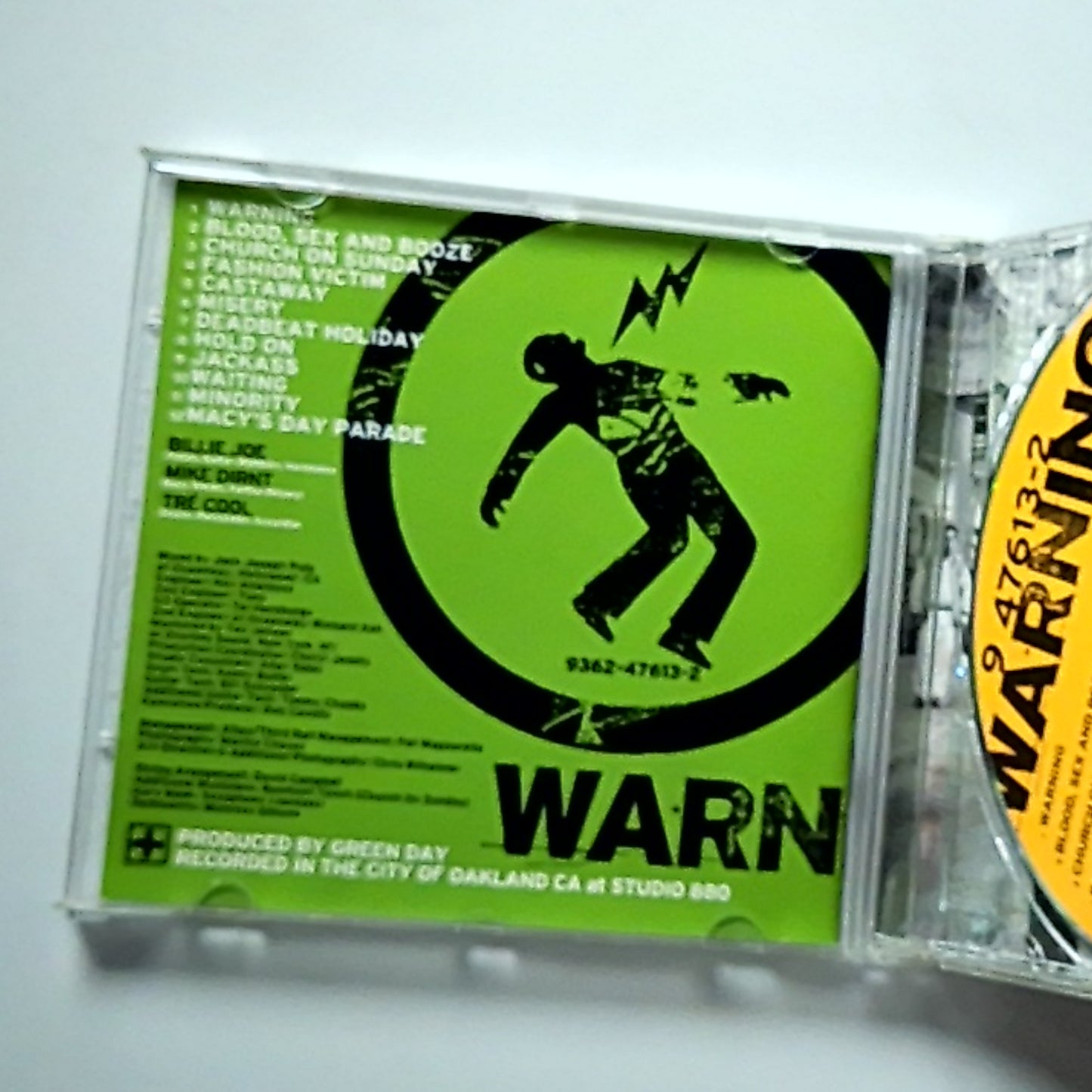 Green Day – Warning: (CD, 2012) Europe 9362-47613-2
