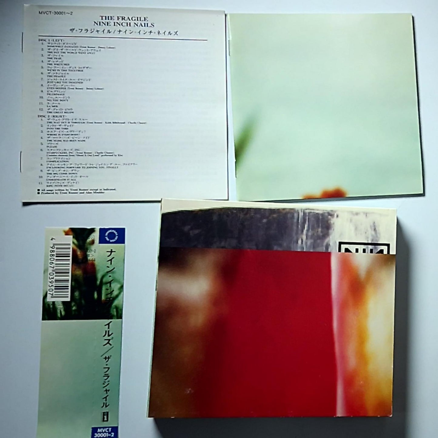 Nine Inch Nails – The Fragile (CD, 1999) Japan Obi MVCT-30001-2