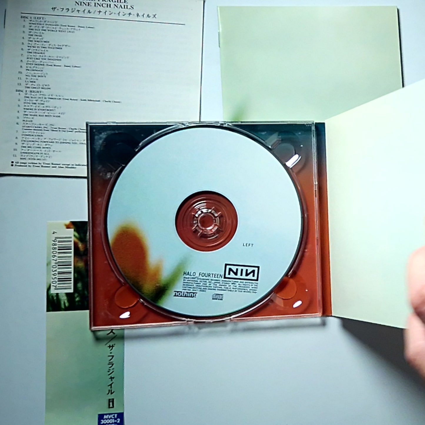 Nine Inch Nails – The Fragile (CD, 1999) Japan Obi MVCT-30001-2