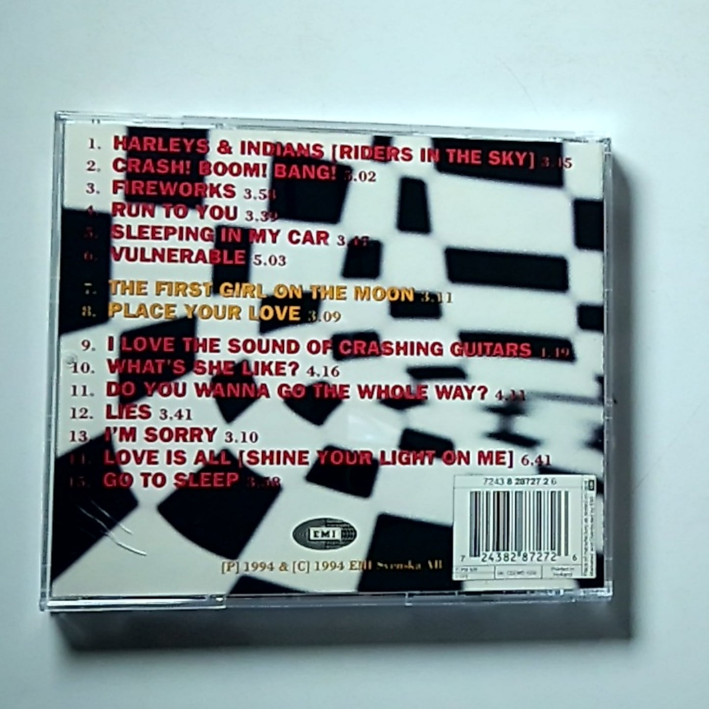 Roxette – Crash! Boom! Bang! (CD, 1994) UK & Europe 7243 8 28727 2 6