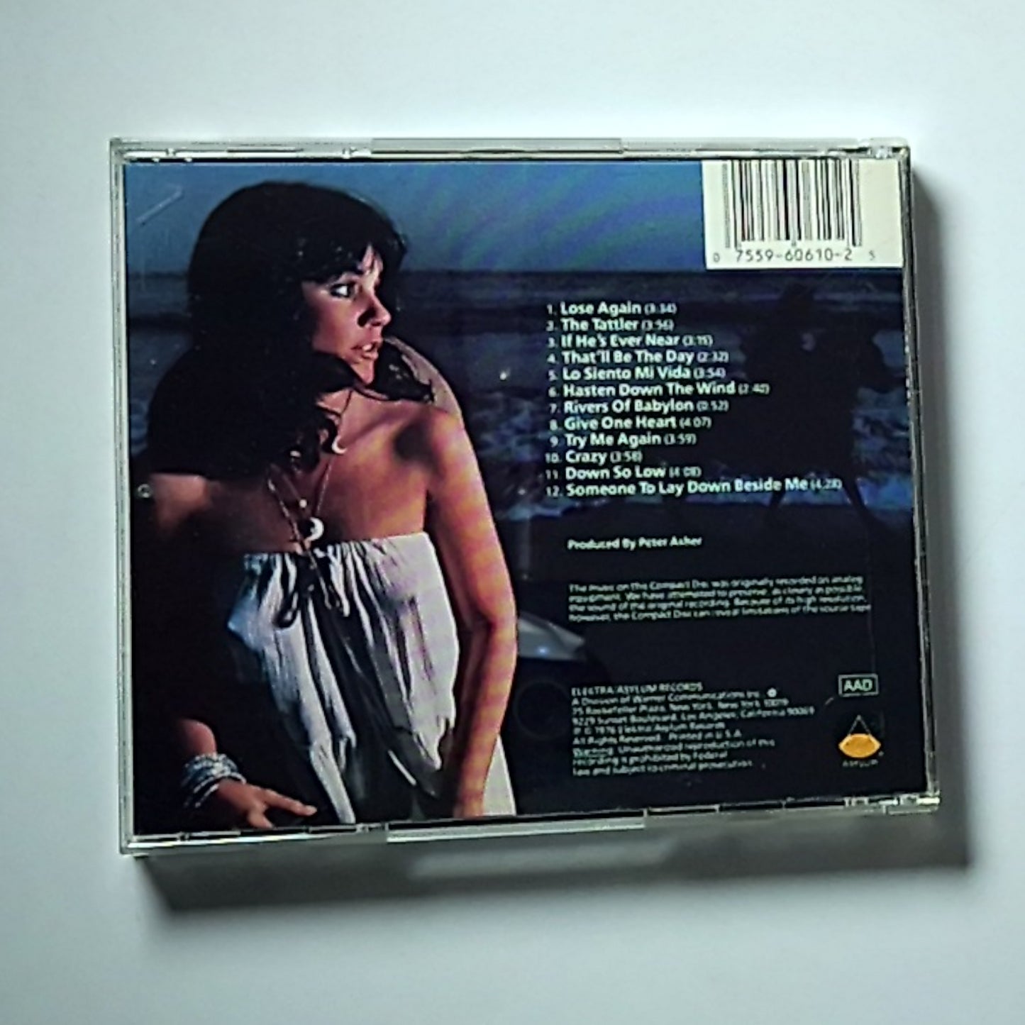 Linda Ronstadt – Hasten Down The Wind (CD) US 1072-2