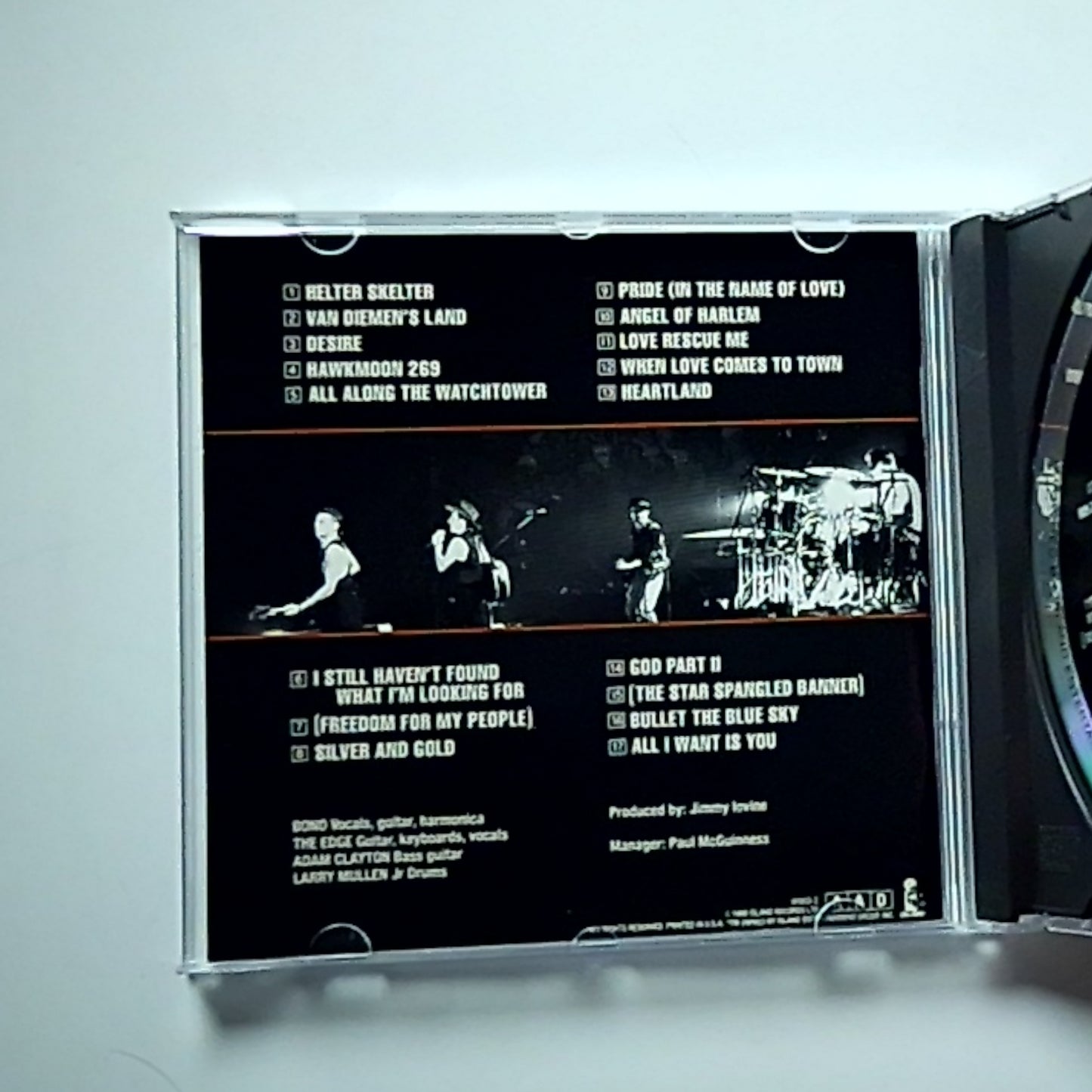 U2 – Rattle And Hum (CD, 1988) US 7 91003-2