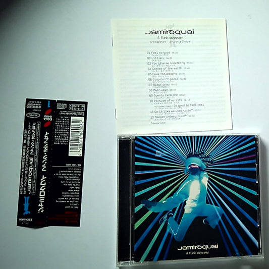 Jamiroquai – A Funk Odyssey (CD, 2001) Japan Bonus Track Obi ESCA 8400