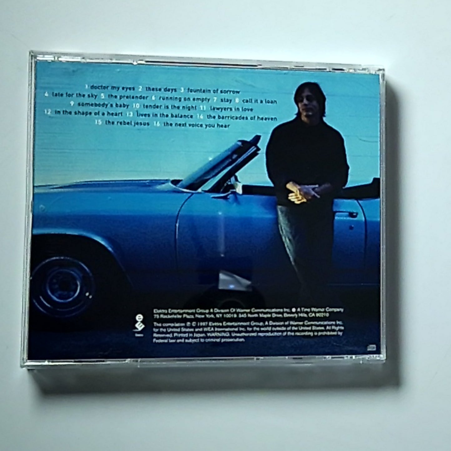 The Next Voice You Hear - The Best Of Jackson Browne (CD, 1997) Japan AMCY-2380