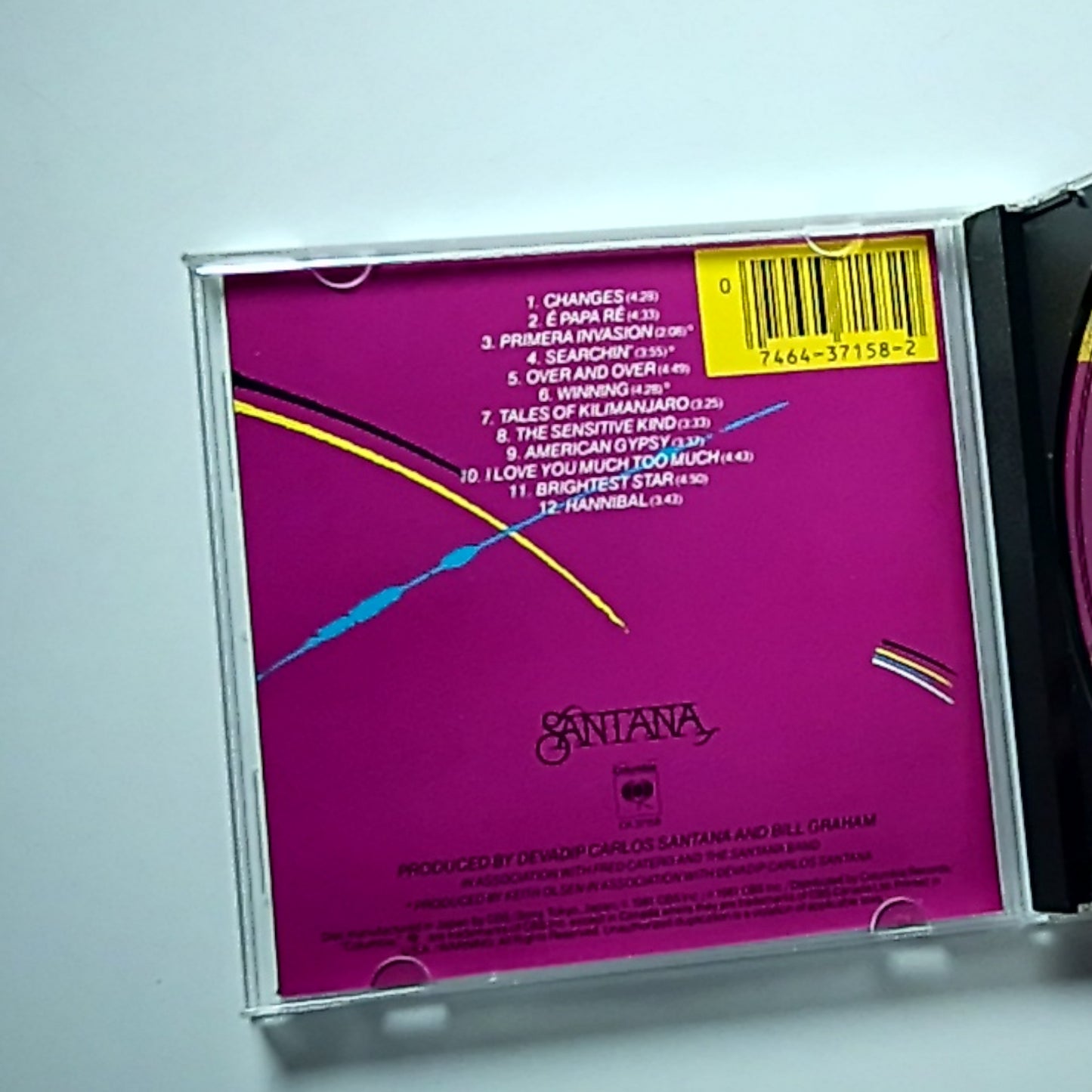 Santana – Zebop! (CD, 1984) US CK 37158