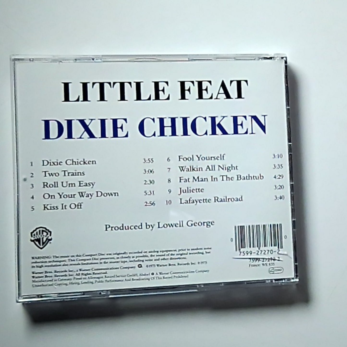 Little Feat – Dixie Chicken (CD, 1988) Europe 246 200