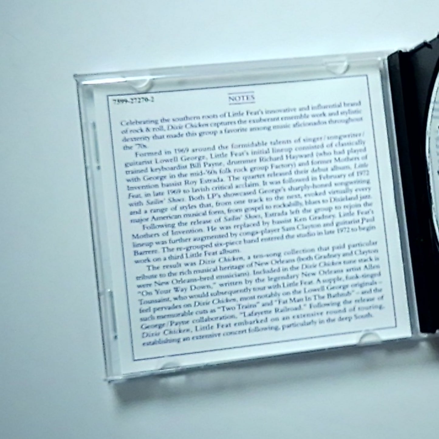 Little Feat – Dixie Chicken (CD, 1988) Europe 246 200