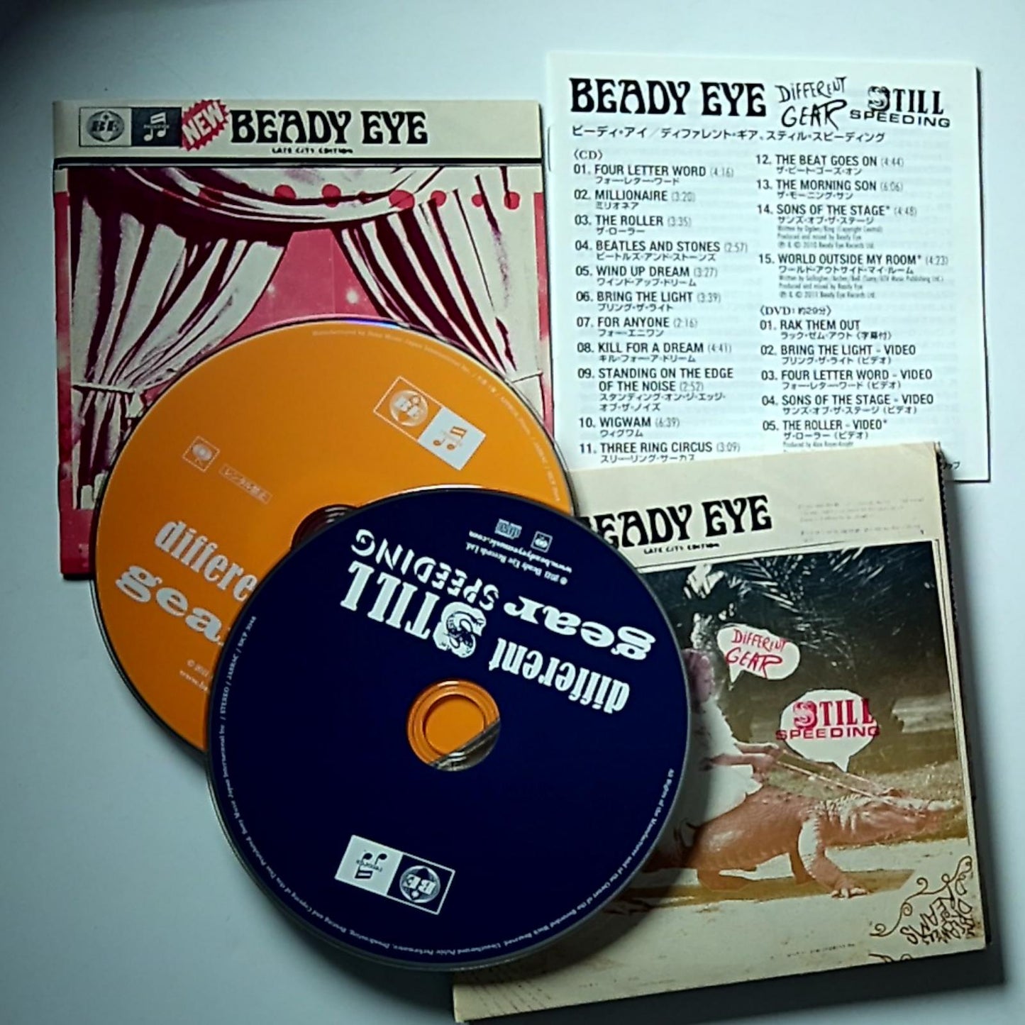 Beady Eye – Different Gear, Still Speeding (CD + DVD, 2011) Japan SICP 3048~9