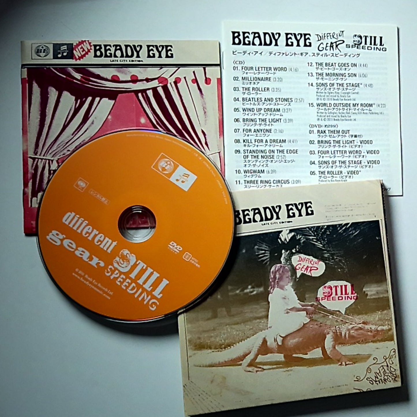 Beady Eye – Different Gear, Still Speeding (CD + DVD, 2011) Japan SICP 3048~9