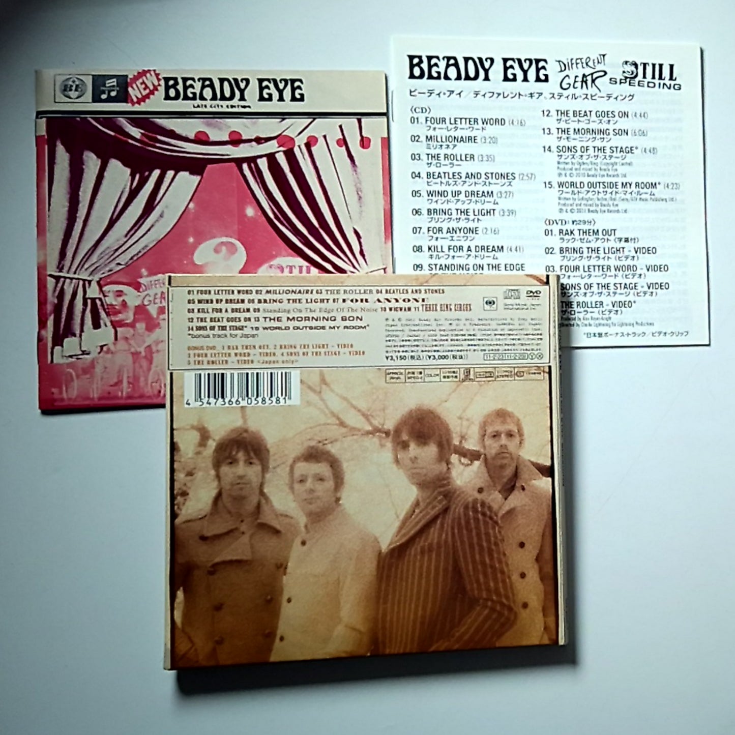 Beady Eye – Different Gear, Still Speeding (CD + DVD, 2011) Japan SICP 3048~9