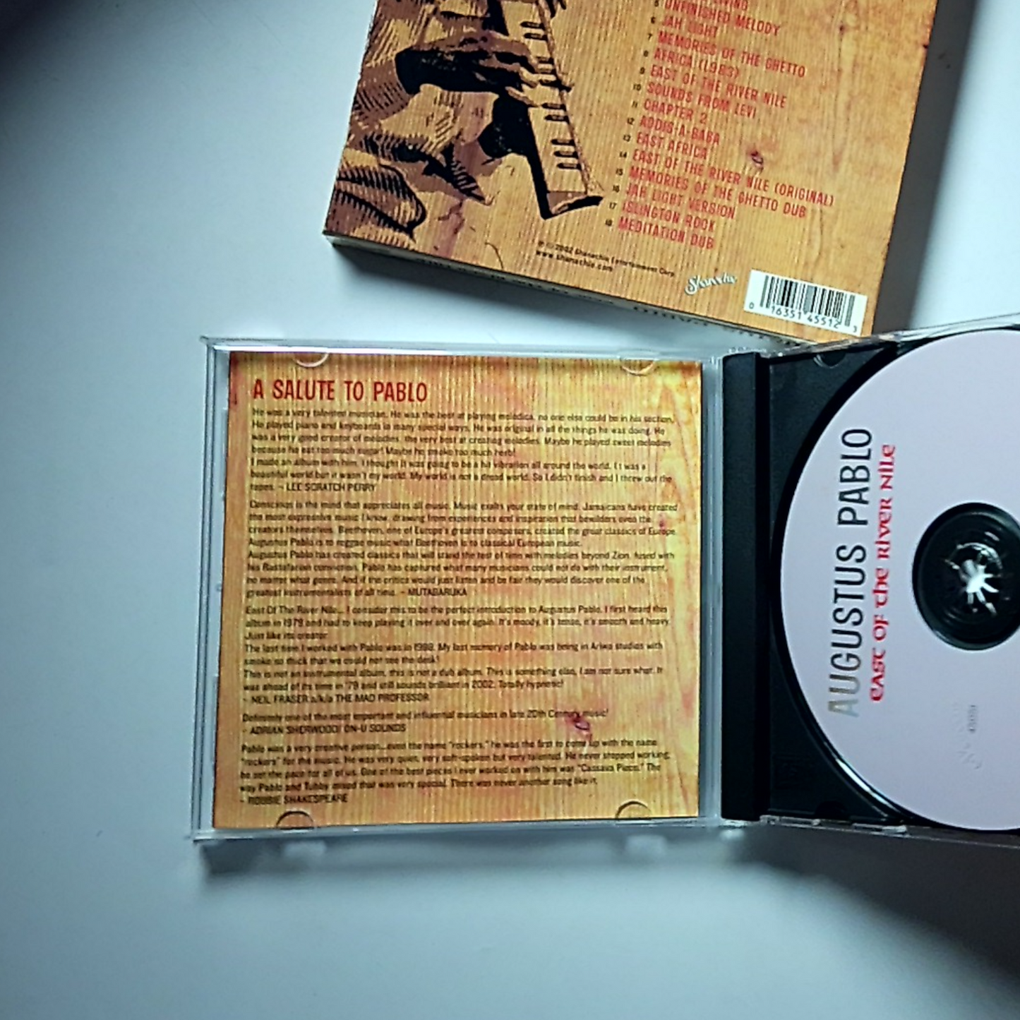 Augustus Pablo – East Of The River Nile (25th Anniversary Edition) (CD, 2002)