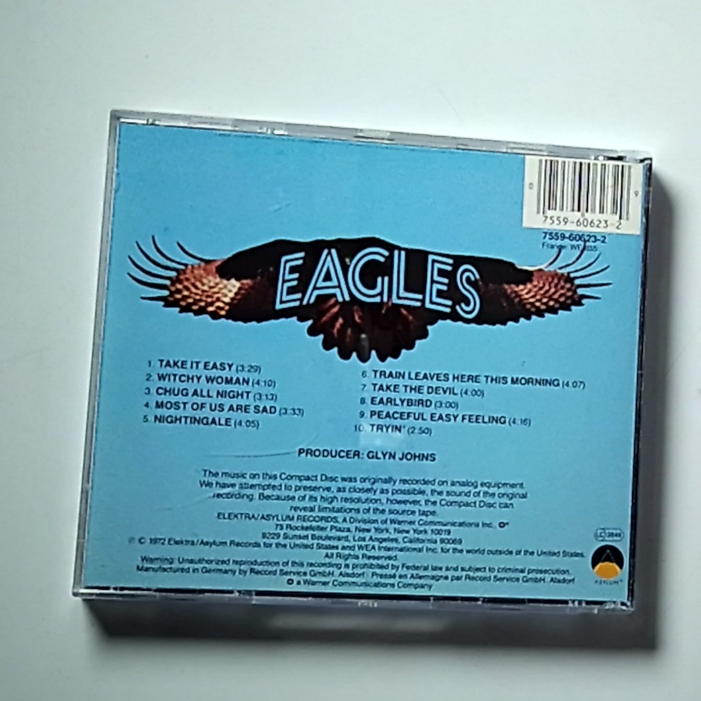 Eagles – Eagles (CD, 1987) Europe 253 009