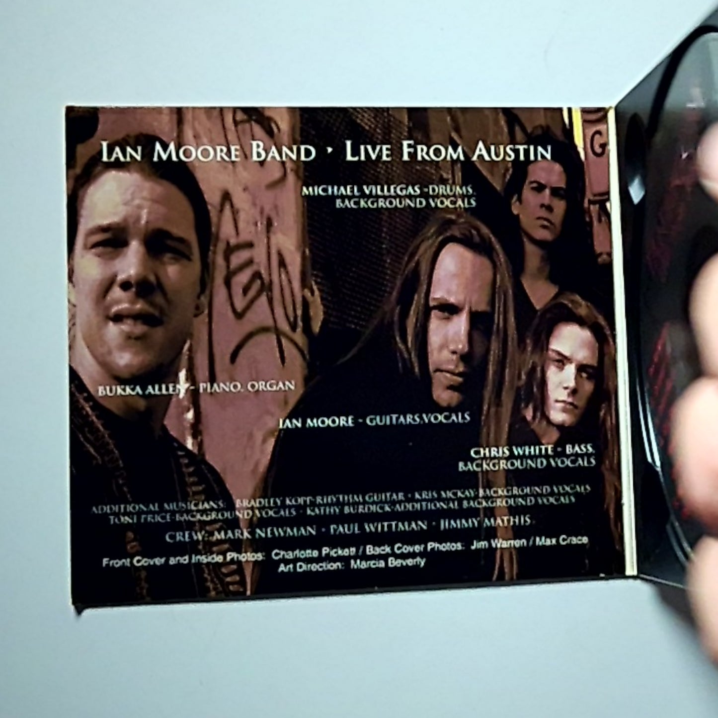 Ian Moore – Live From Austin (CD, 1994) US 47000-2
