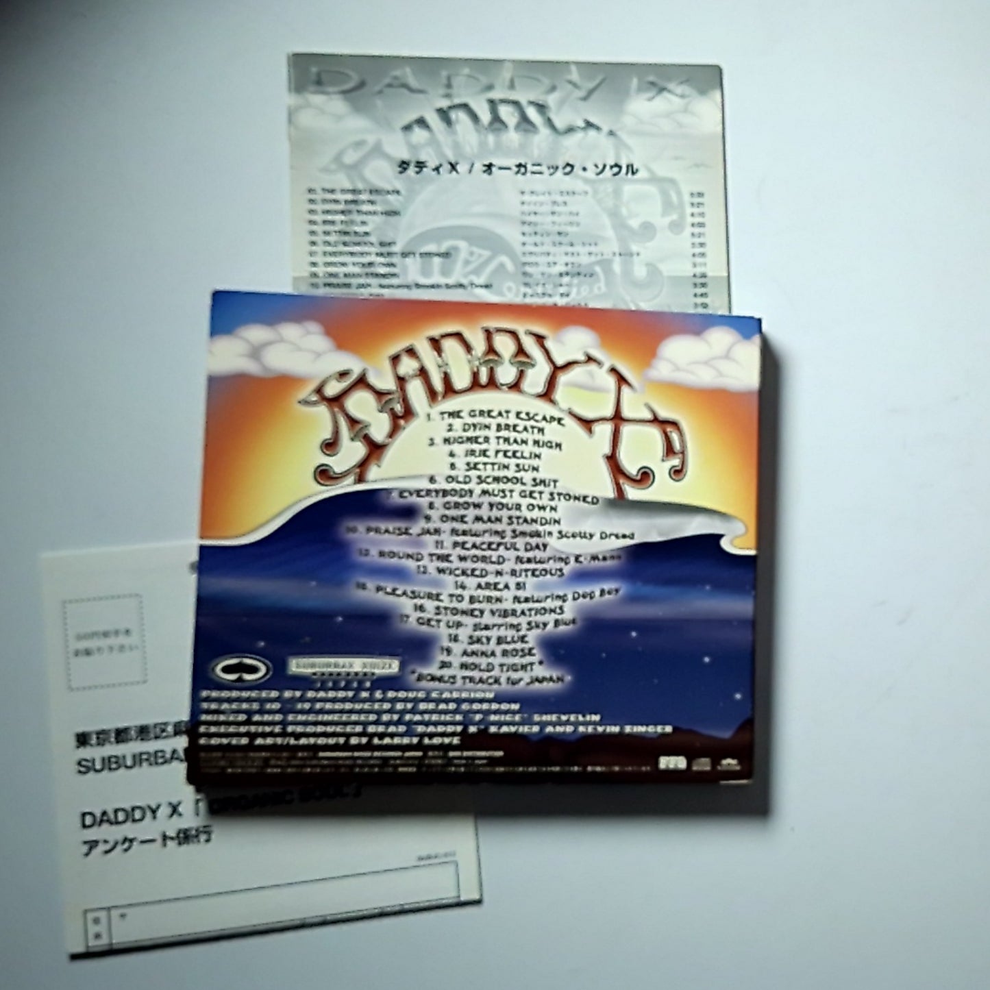 Daddy X – Organic Soul (CD, 2004) Japan SUBJC-012
