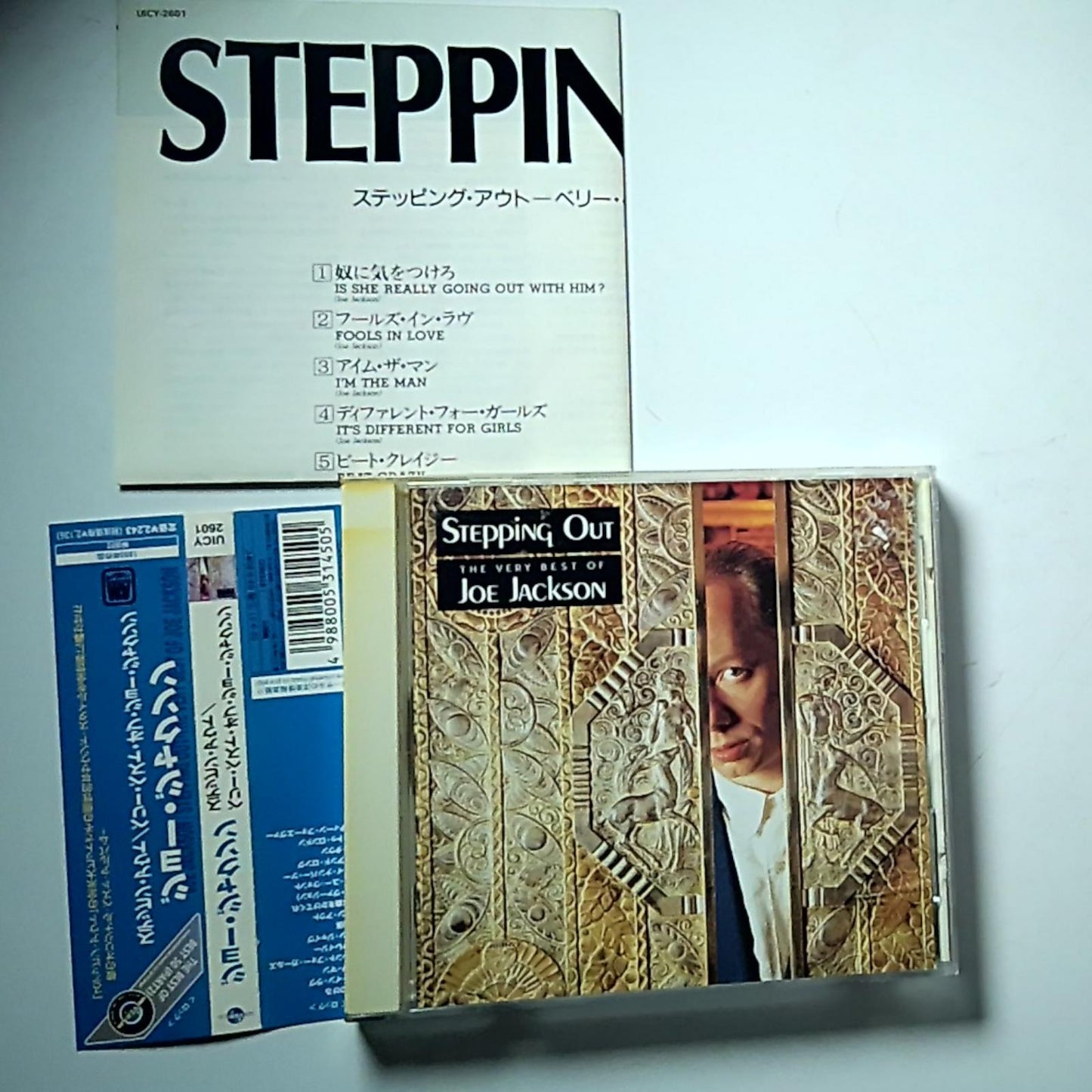 Joe Jackson – Stepping Out - The Very Best Of Joe Jackson (CD, 2002) Japan obi