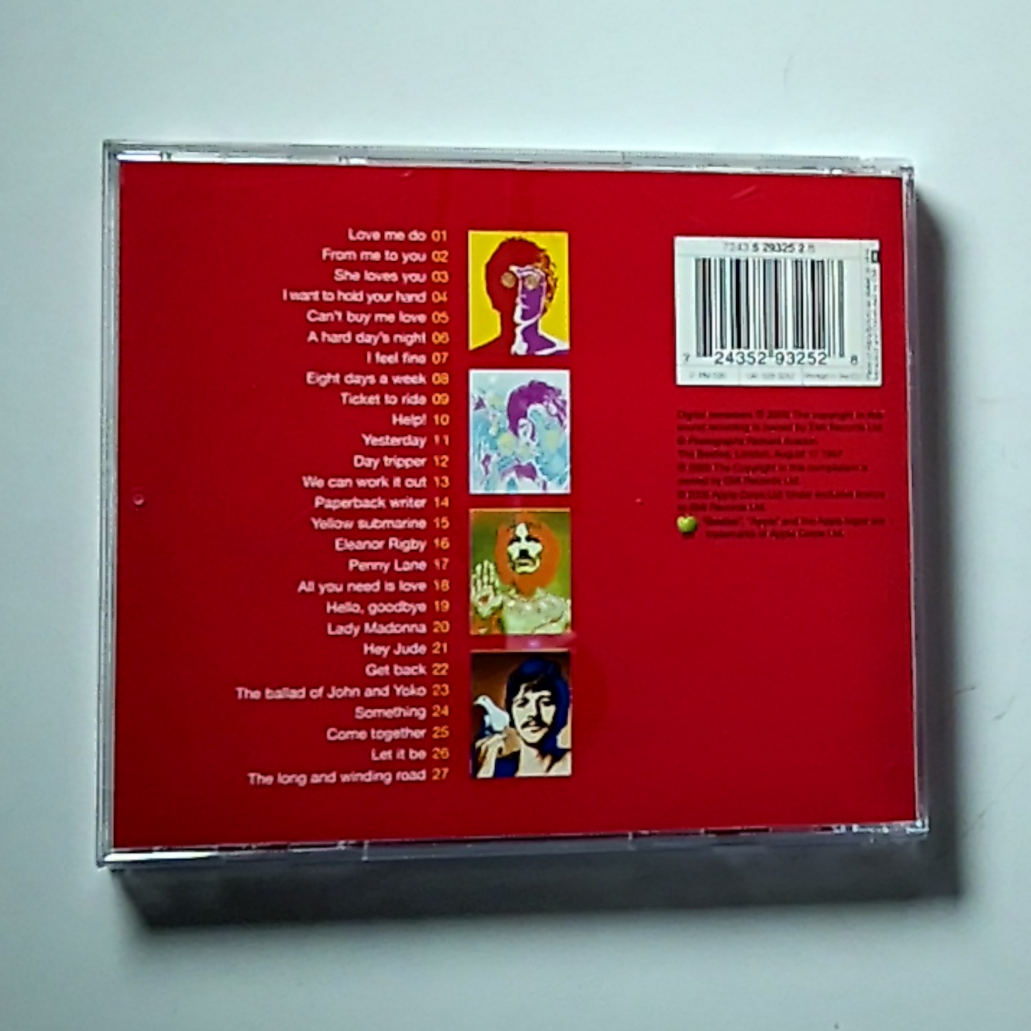 The Beatles – 1 (CD, 2000) Europe 7243 5 29325 2 8