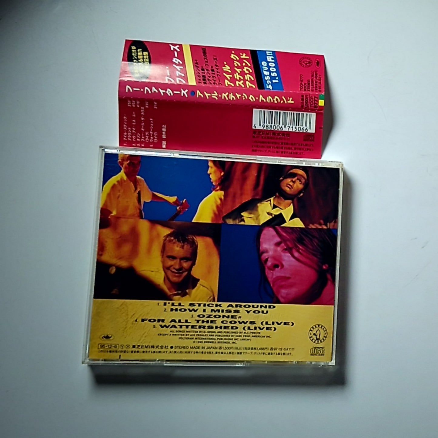 Foo Fighters – I'll Stick Around (CD, 1995) Japan Obi TOCP-8777