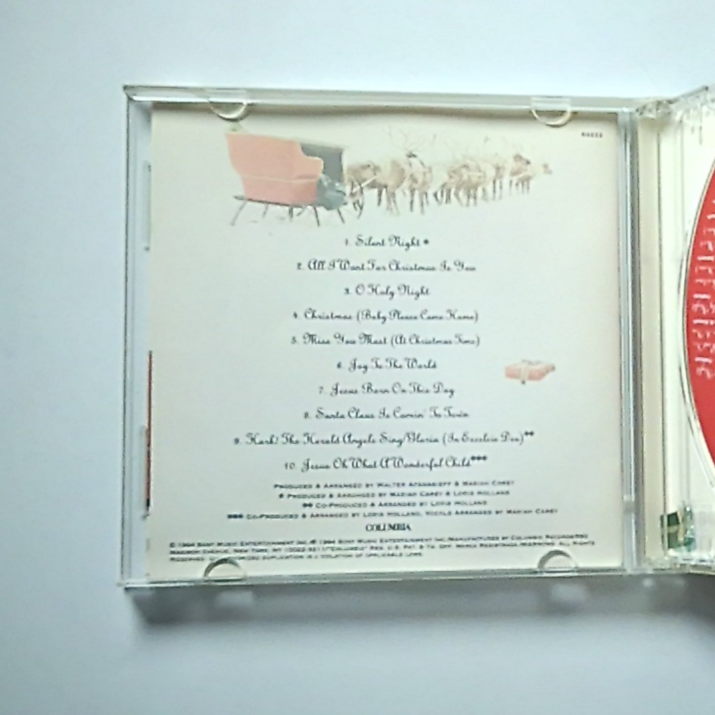 Mariah Carey – Merry Christmas (CD, 1994) US CK 64222