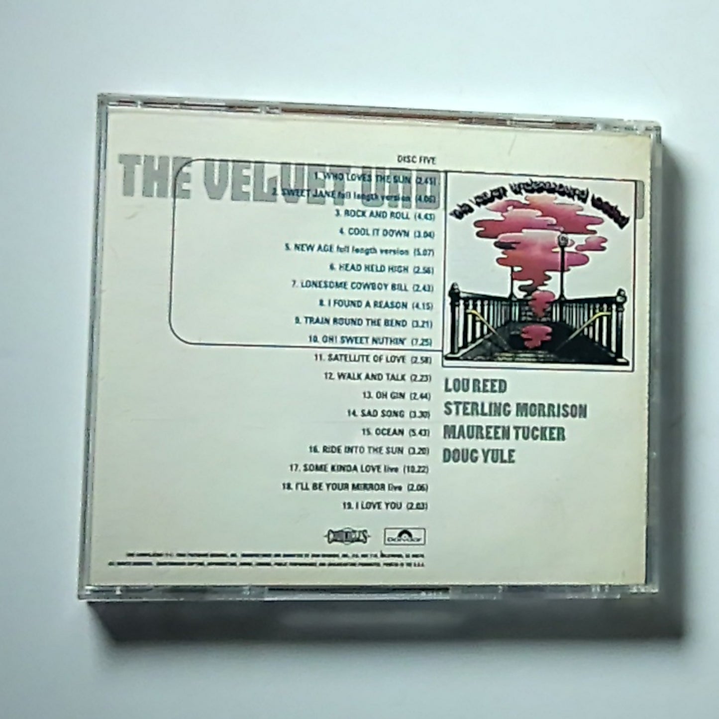 The Velvet Underground – Peel Slowly And See *Disc 5 (CD, 1995) US 314 527 887-2