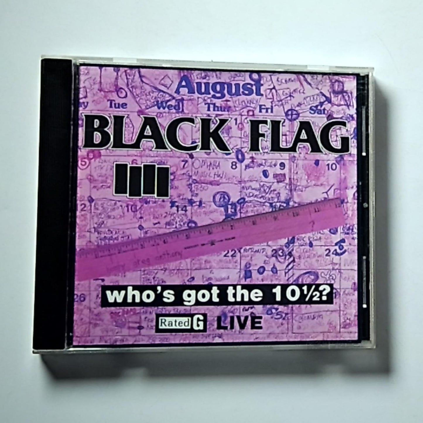 Black Flag – Who's Got The 10½? (CD, 1998) US SST-CD-060