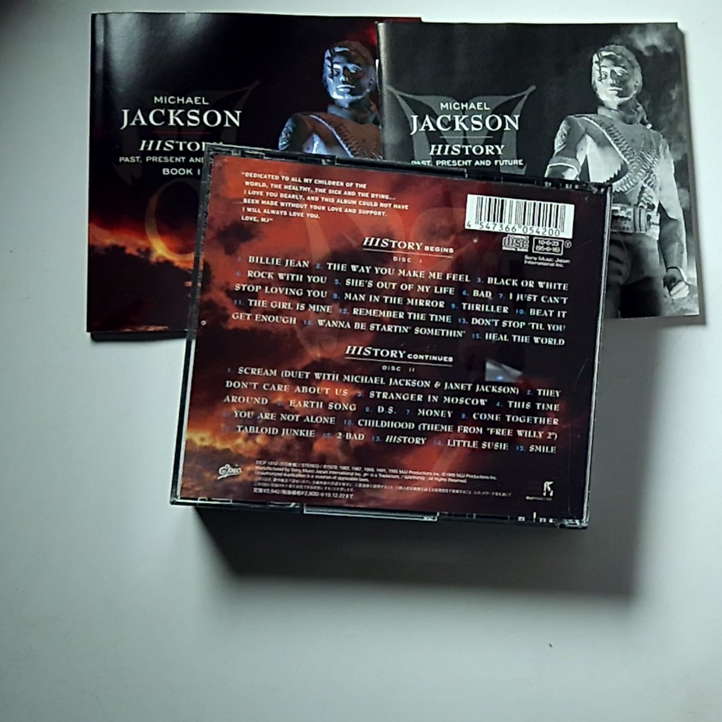 Michael Jackson – HIStory - Past, Present And Future - Book I (CD, 2010) Japan