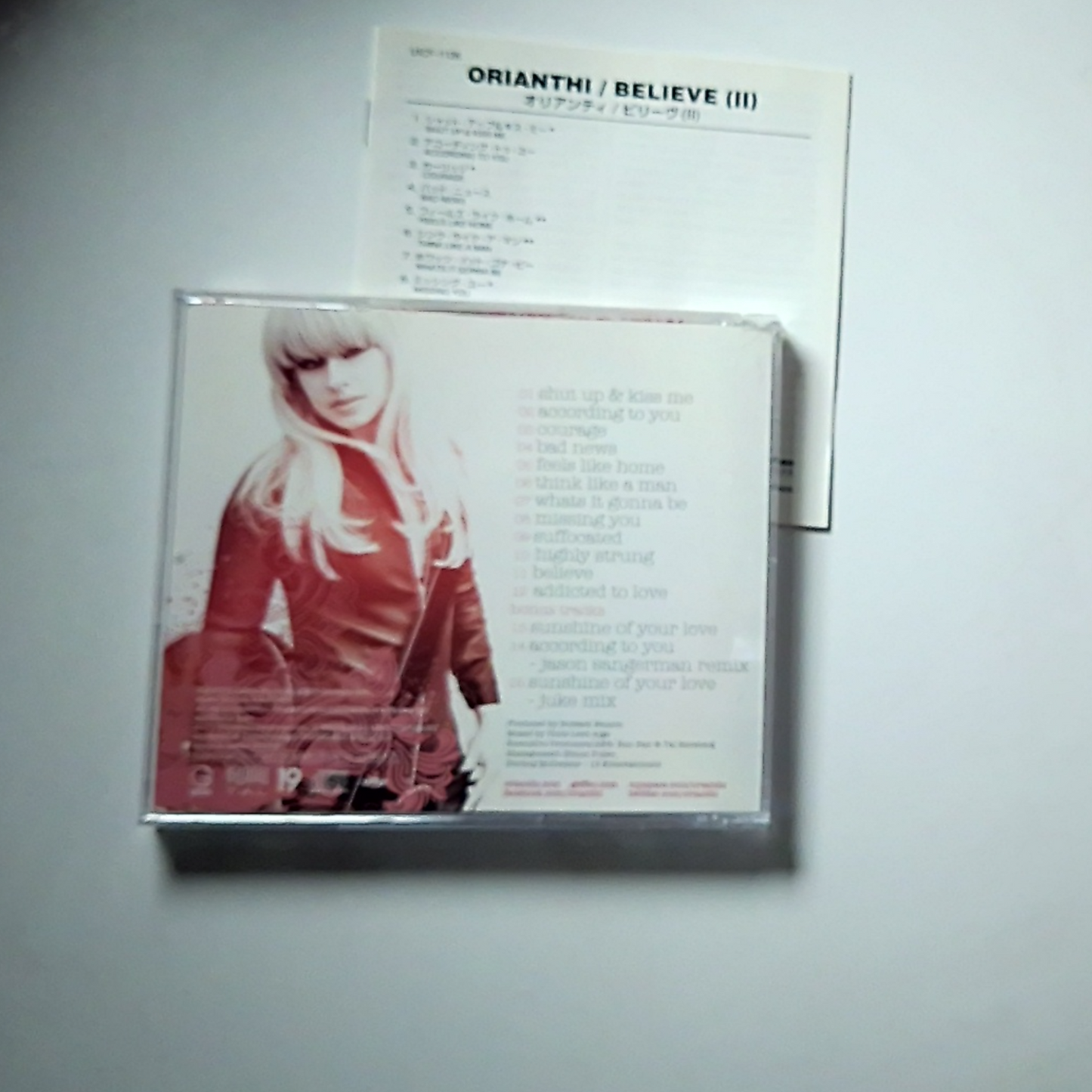 Orianthi – Believe (II) (CD, 2010) Japan Bonus Track UICF-1126