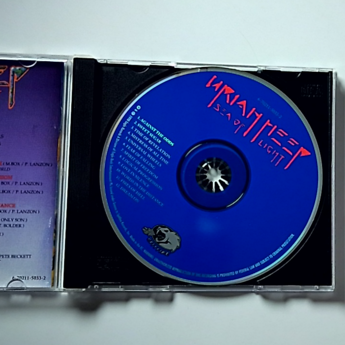 Uriah Heep – Sea Of Light (CD, 1999) US 6-70211-5033-2