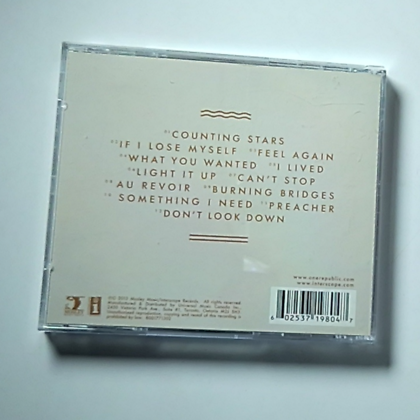 OneRepublic – Native (CD, 2013) Canada B001771302