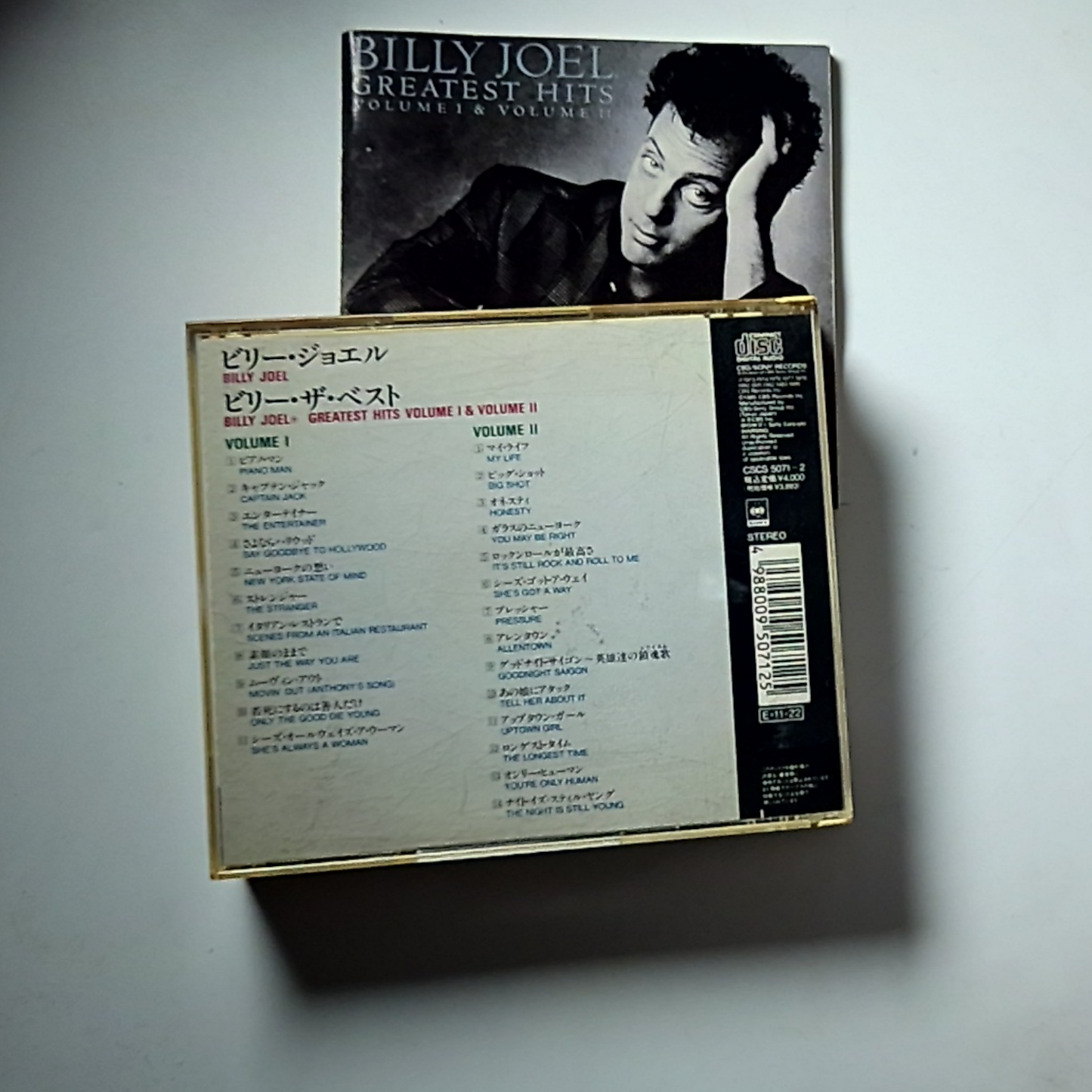 Billy Joel – Greatest Hits Volume I & Volume II (CD, 1989) Japan