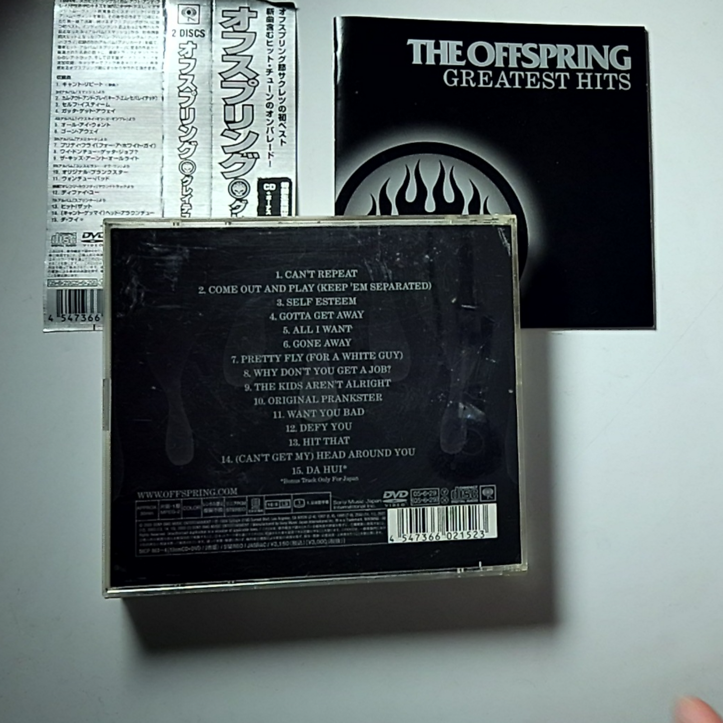 The Offspring – Greatest Hits (CD + DVD, 2005) Japan Obi SICP 863~4