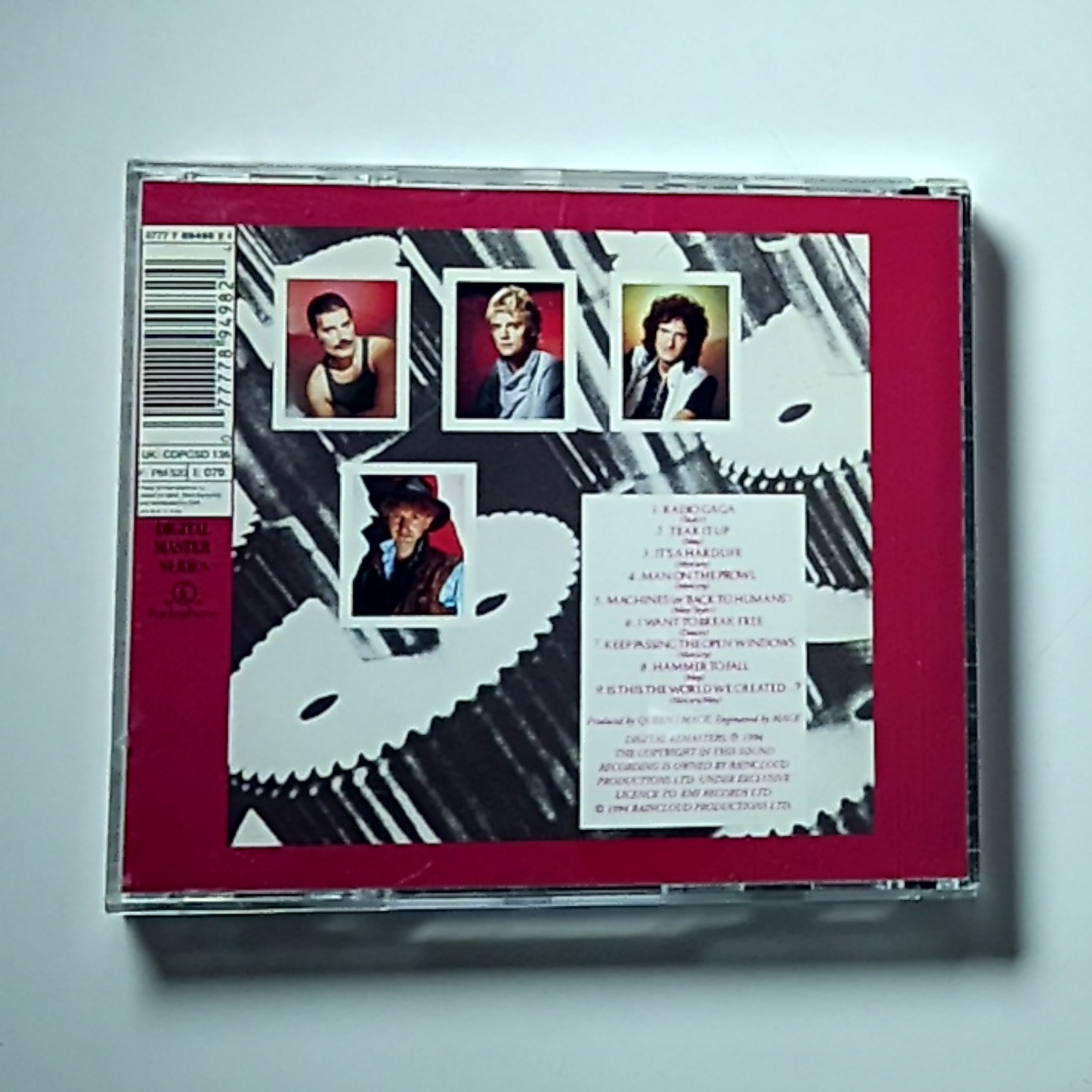 Queen – The Works (CD, 1994) Europe 0777 7 89498 2 4